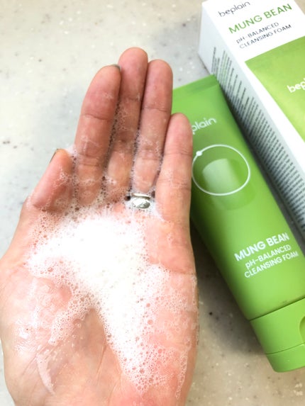 緑豆弱酸性洗顔フォーム/beplain/洗顔フォームを使ったクチコミ(4枚目)