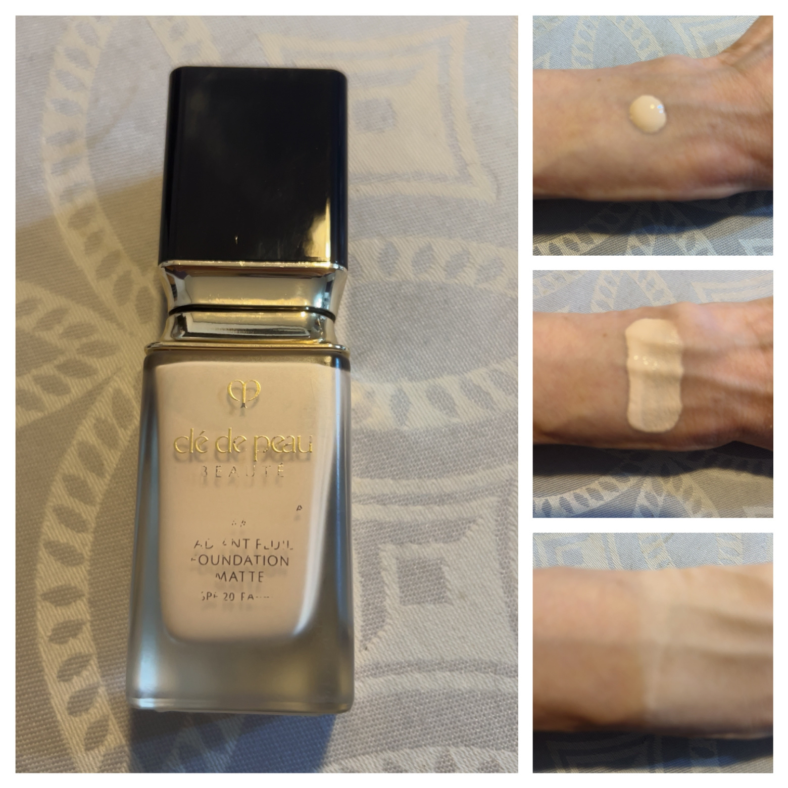 タンフリュイドエクラ マット/クレ・ド・ポー ボーテ/リキッドファンデーションを使ったクチコミ（3枚目）