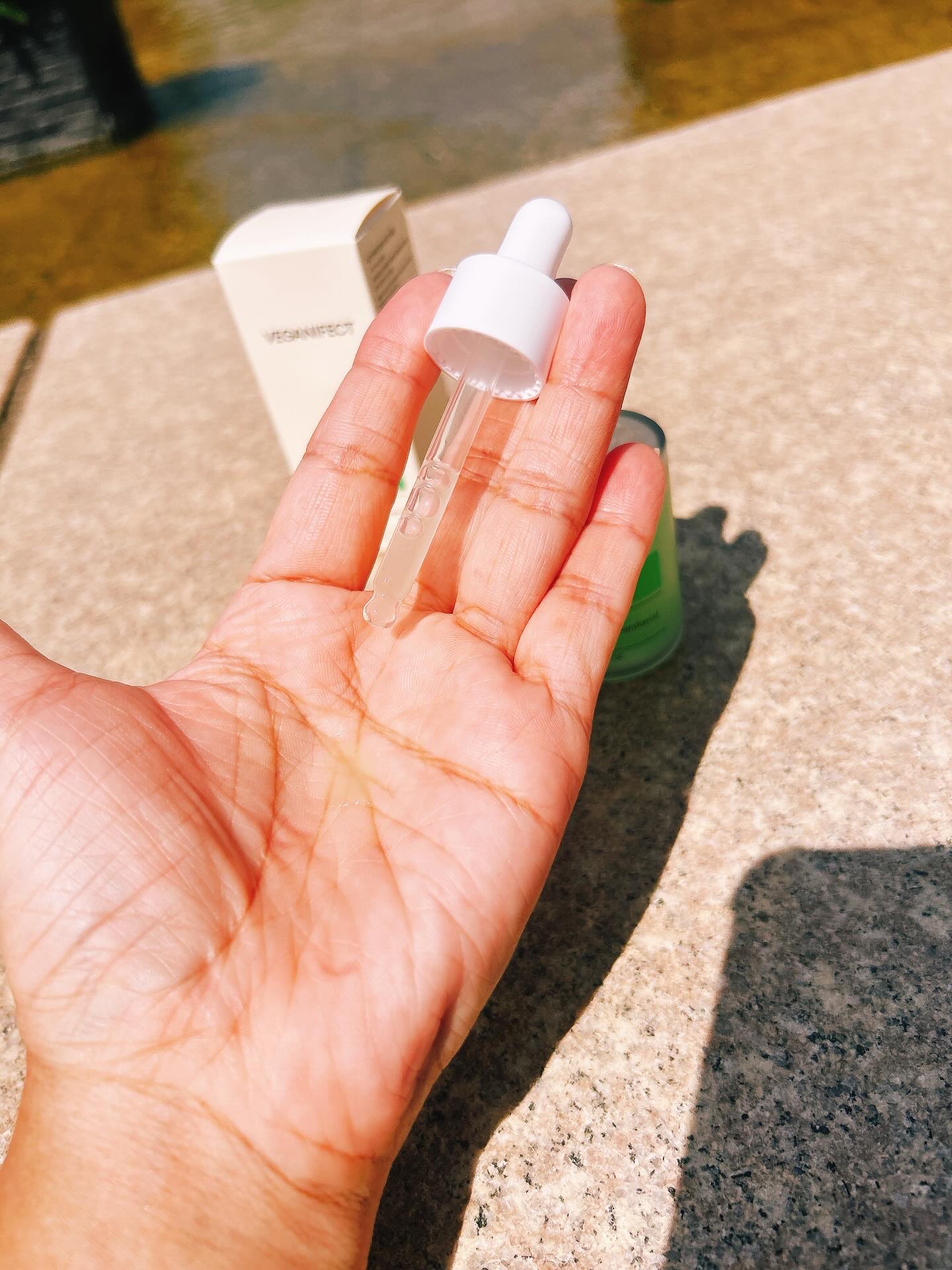 青麦ジンクセラム/Veganifect/美容液を使ったクチコミ（2枚目）