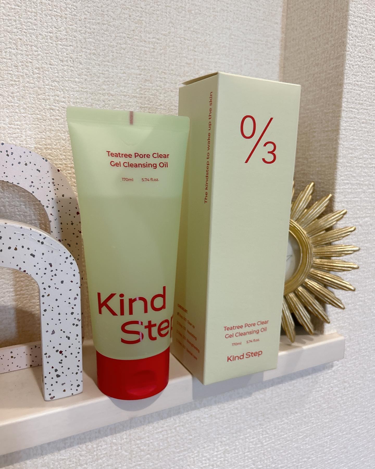 ティーツリージェルクレンジングオイル/KindStep/クレンジングジェルを使ったクチコミ（2枚目）