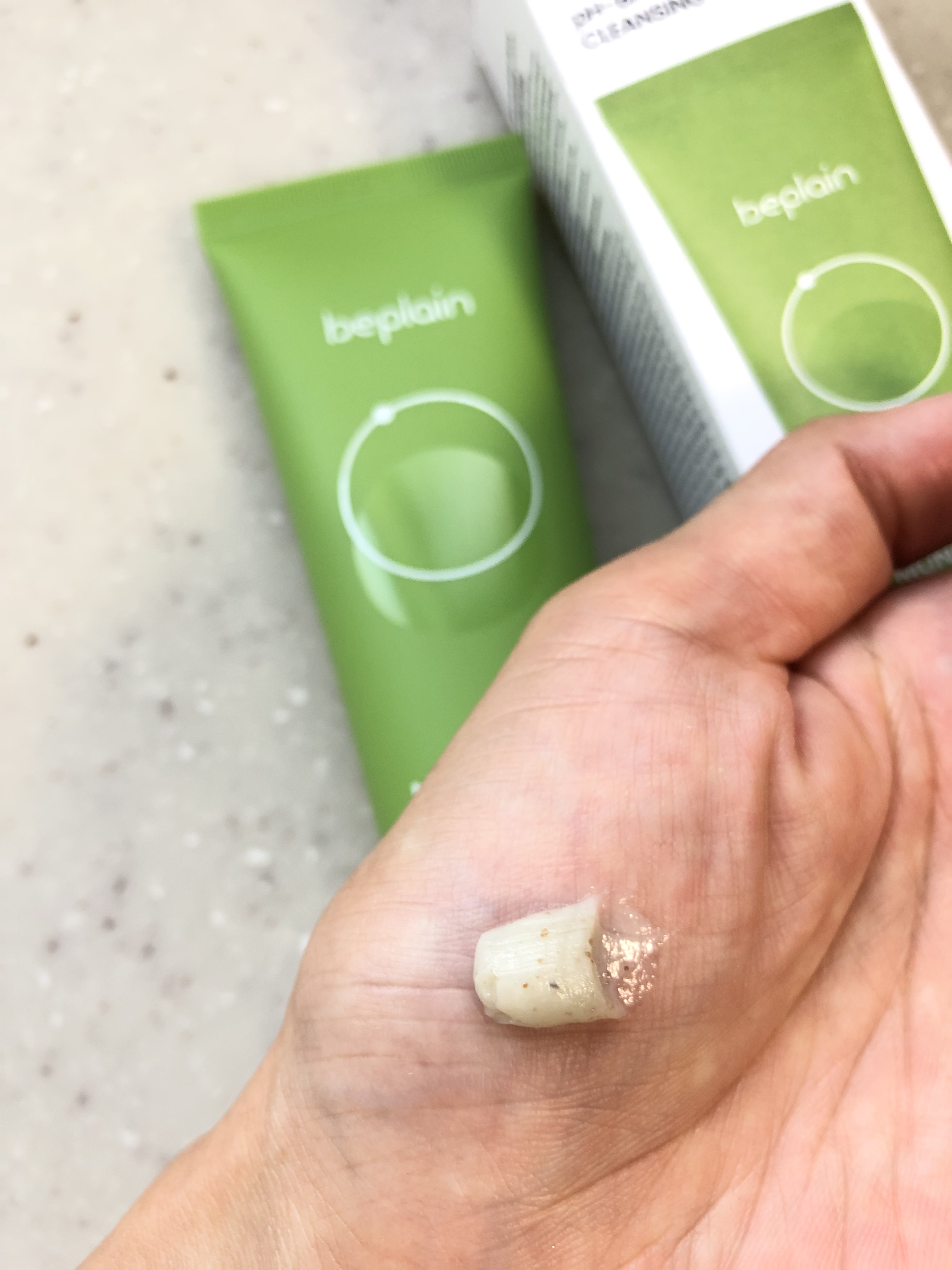 緑豆弱酸性洗顔フォーム/beplain/洗顔フォームを使ったクチコミ（2枚目）