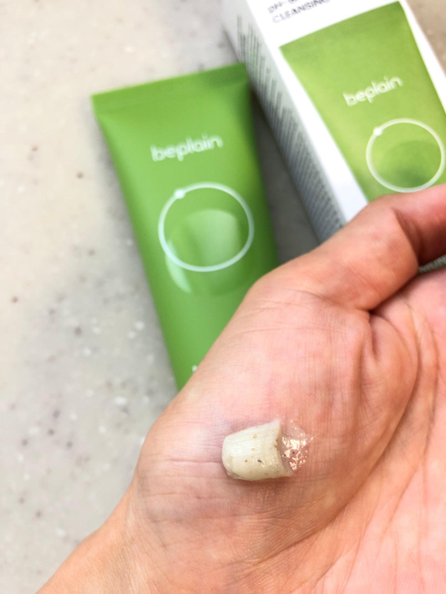 緑豆弱酸性洗顔フォーム/beplain/洗顔フォームを使ったクチコミ(2枚目)