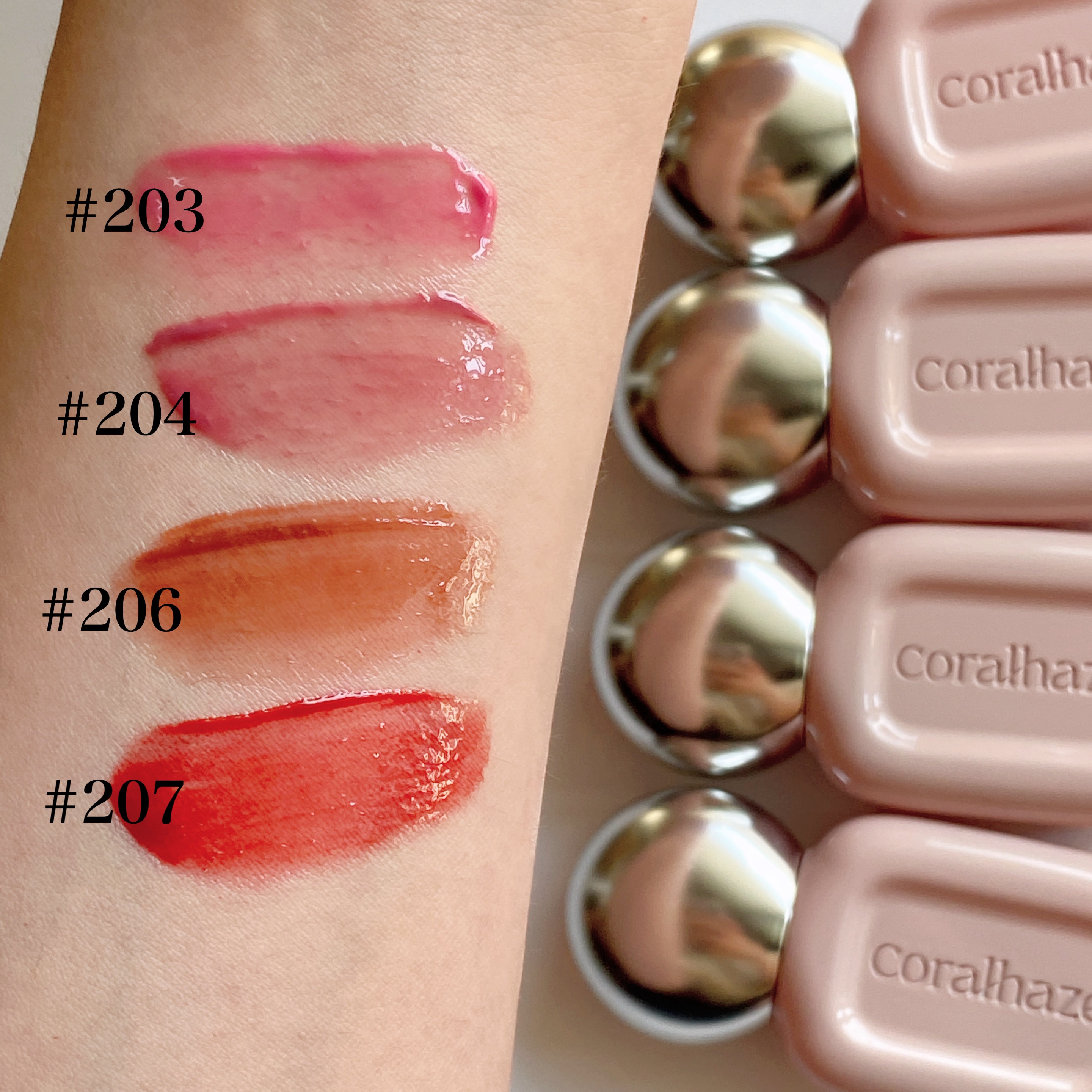 デュー ドロップ ティント/Coralhaze/リップティントを使ったクチコミ（2枚目）