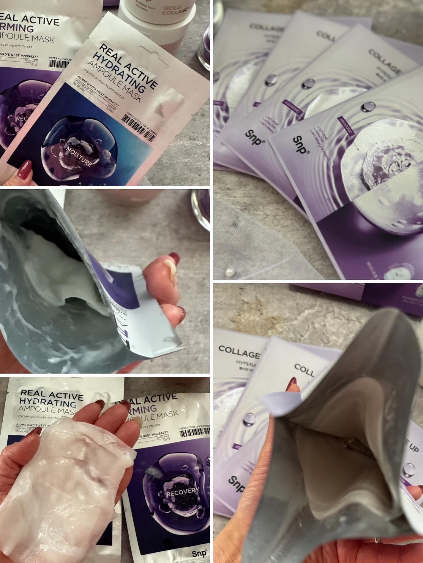 コラーゲンバウンスアップハイパーアクティブゲルマスク/SNP/シートマスク・パックを使ったクチコミ(5枚目)