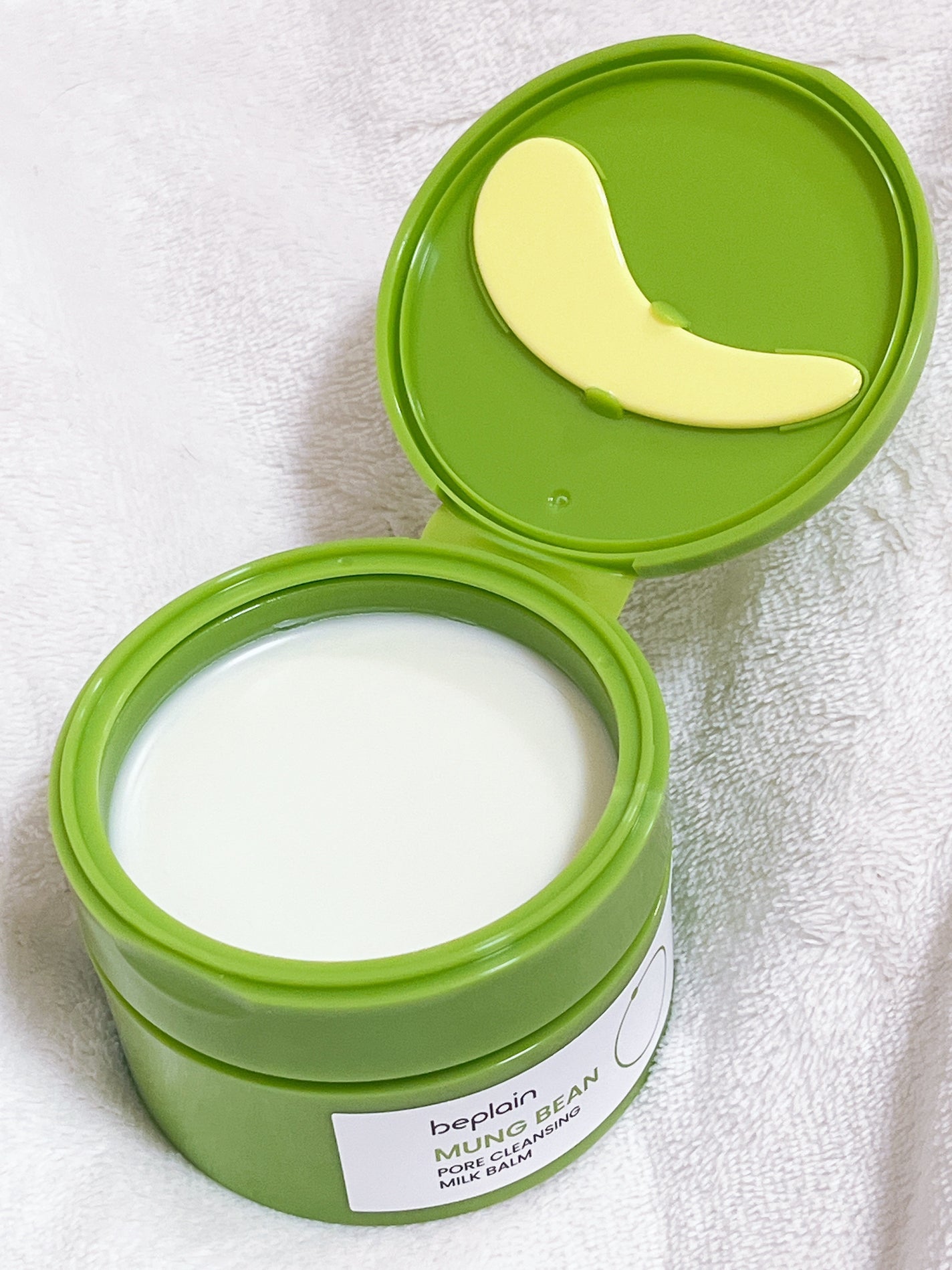 緑豆毛穴クレンジングミルクバーム/beplain/クレンジングバームを使ったクチコミ(3枚目)
