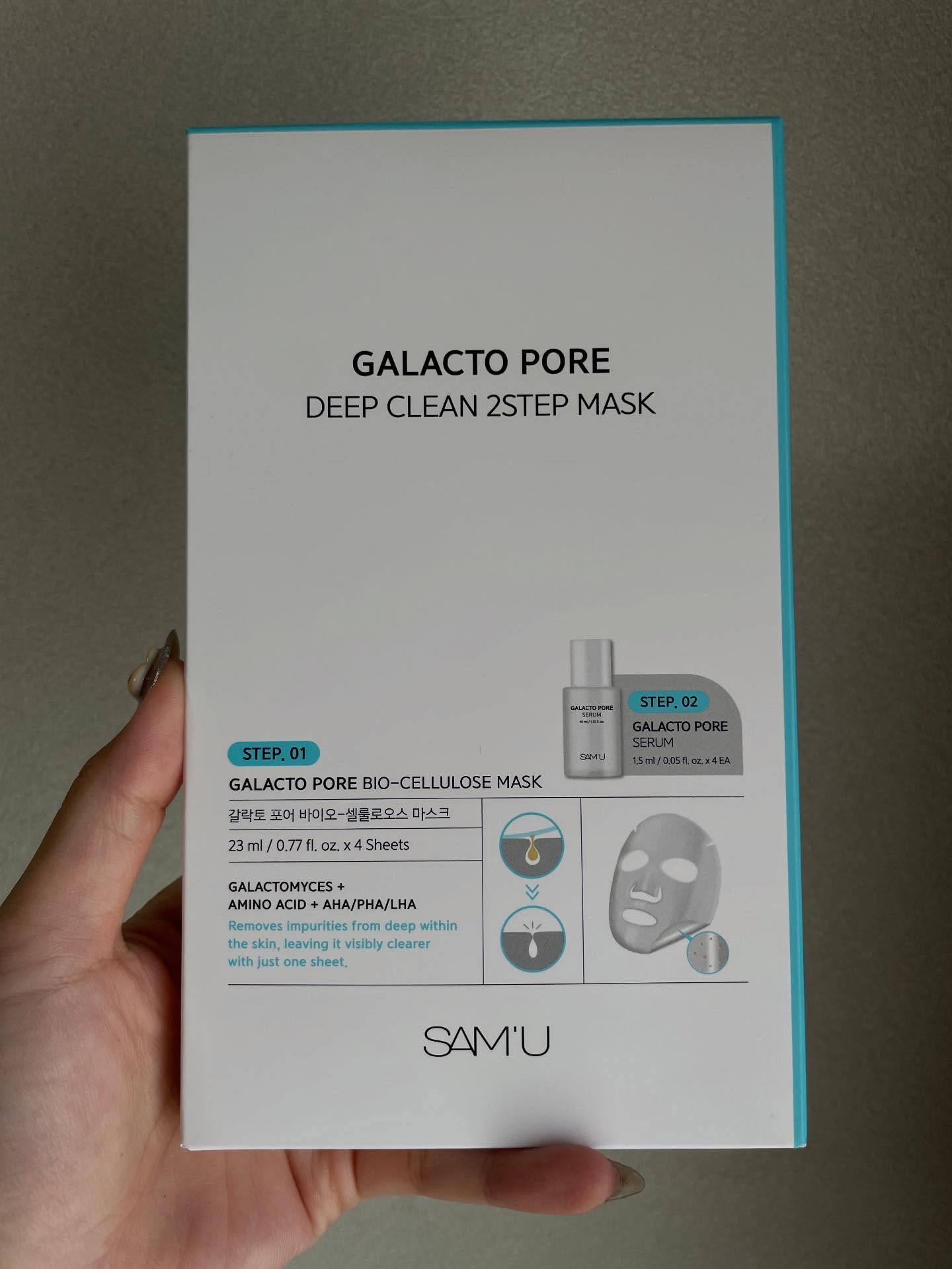 サミュ ガラクトポア ディープクリーン 2ステップマスク/SAM'U/シートマスク・パックを使ったクチコミ（2枚目）