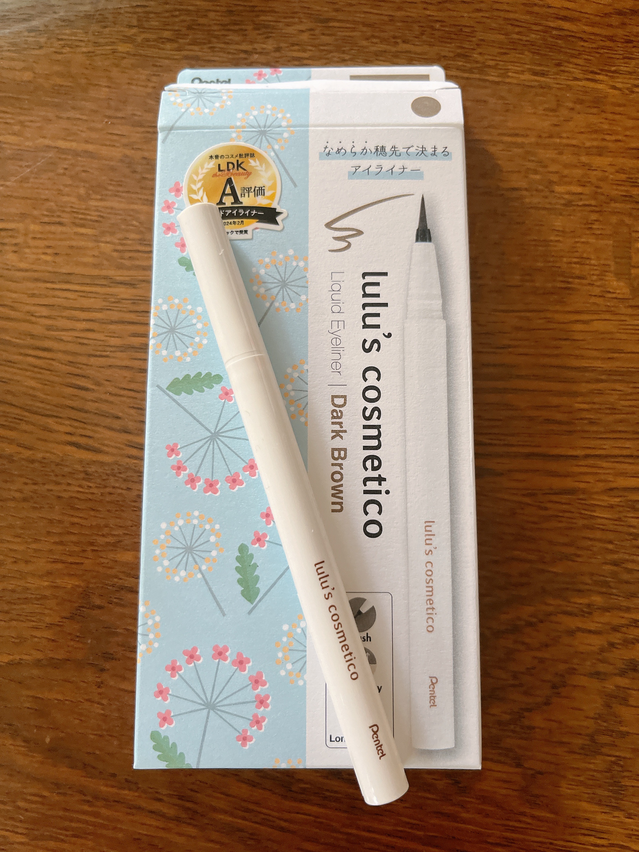 リキッドアイライナー/ルルズコスメティコ/リキッドアイライナーを使ったクチコミ（1枚目）