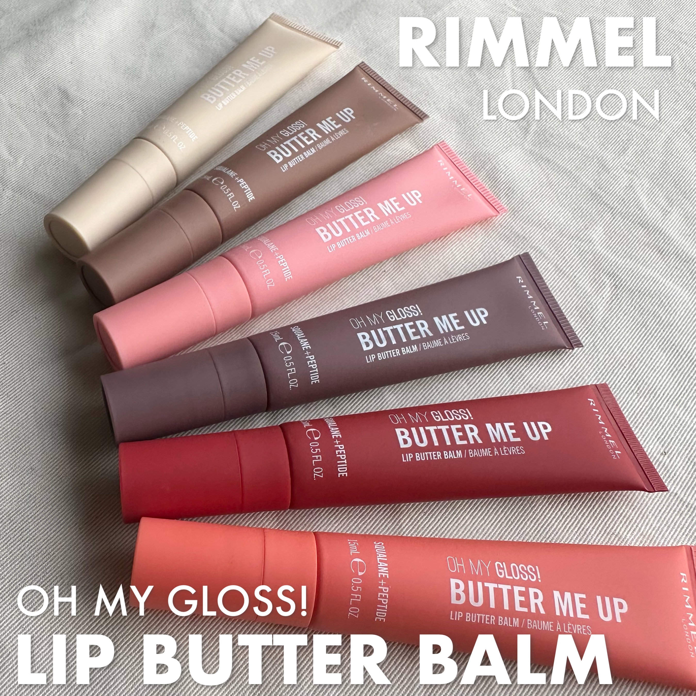 オーマイグロスリップバターバーム 004 レッドベルベット/リンメル ロンドン/リップグロスを使ったクチコミ（1枚目）