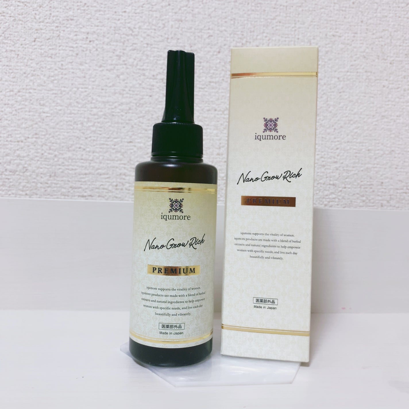イクモアナノグロウリッチプレミアム/iqumore/頭皮ローションを使ったクチコミ(1枚目)