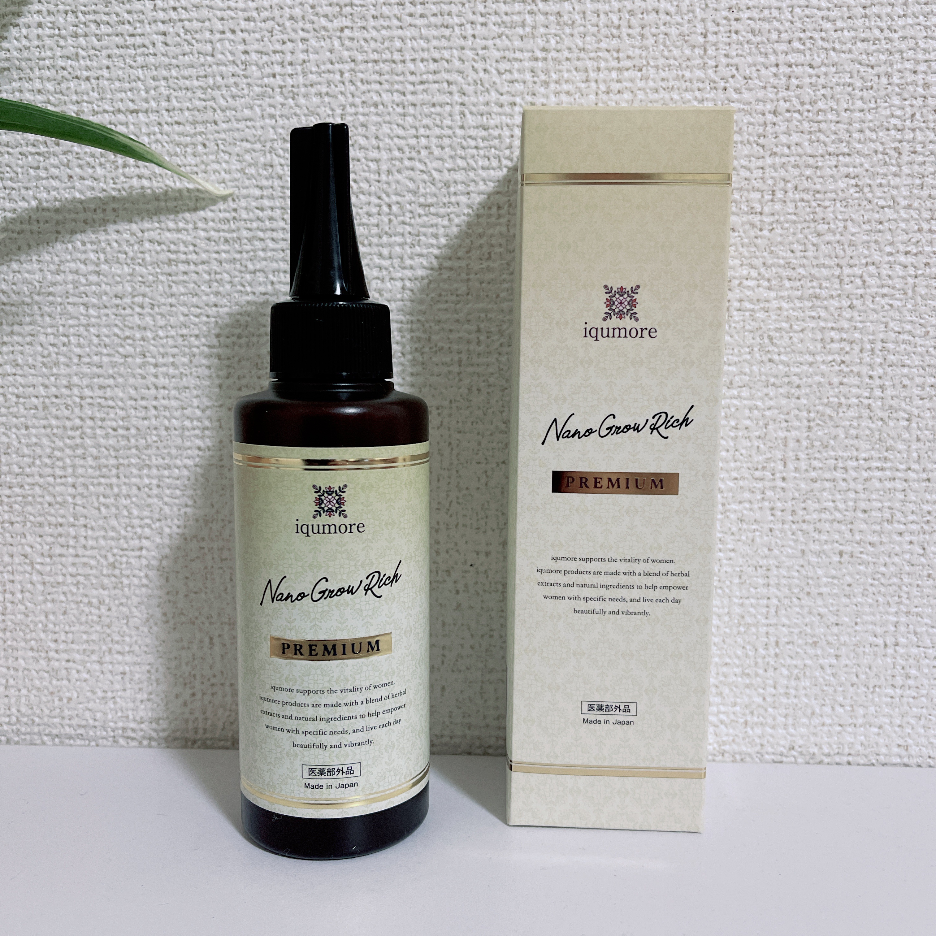 イクモアナノグロウリッチプレミアム/iqumore/頭皮ローションを使ったクチコミ（1枚目）