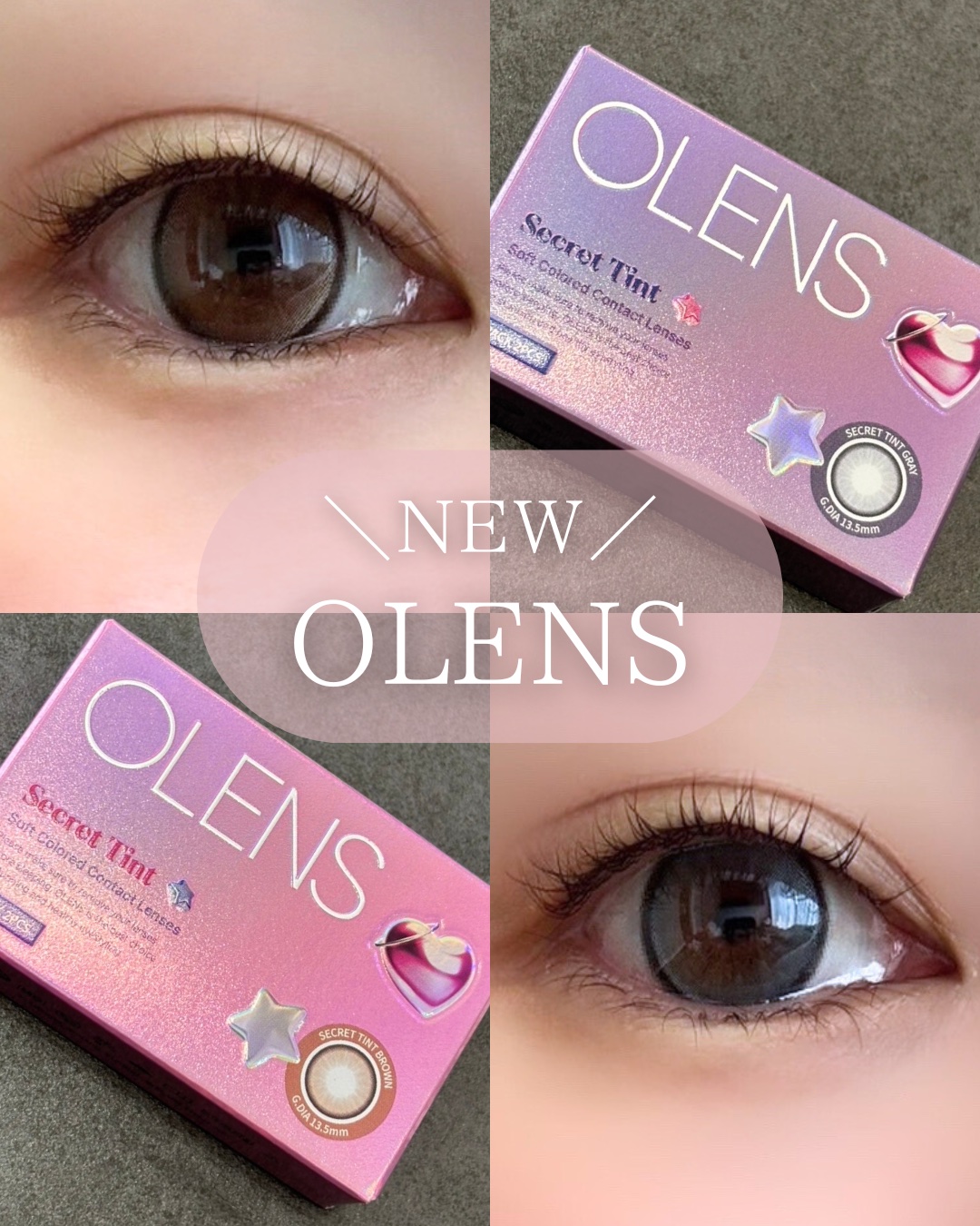 secret tint/OLENS/１ヶ月（１MONTH）カラコンを使ったクチコミ（1枚目）