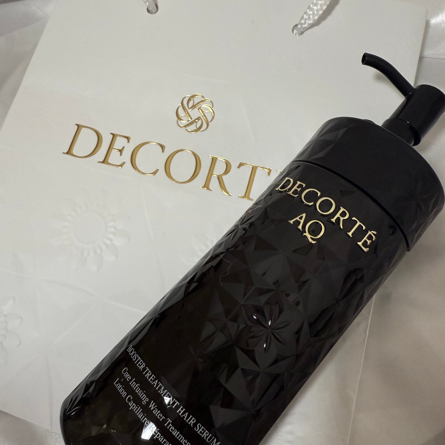 AQ ブースティング トリートメント ヘアセラム/DECORTÉ/洗い流すヘアトリートメントを使ったクチコミ(1枚目)