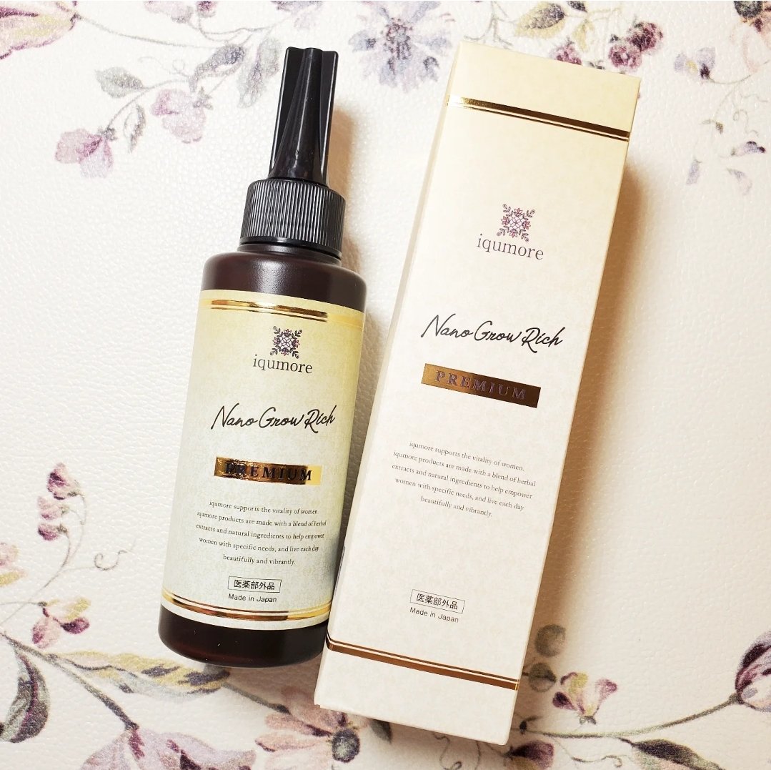 ナノグロウリッチ/iqumore/頭皮ローションを使ったクチコミ（1枚目）
