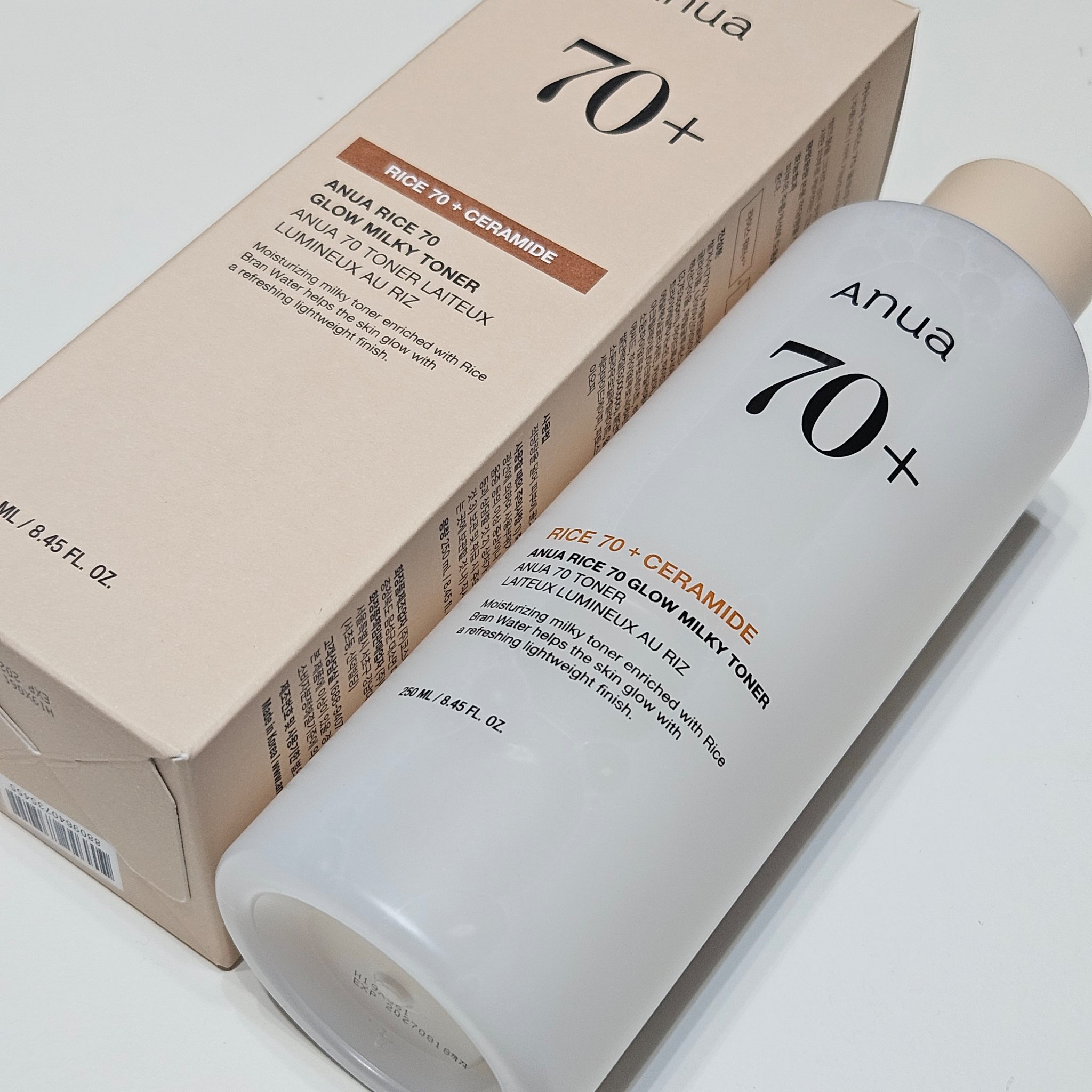 Anua ライス70 グロウミルキートナーのクチコミ「＼ライスパワーでツヤキメ整えよ！！！／

────────────

Anua
ライス70 グ.....」（2枚目）