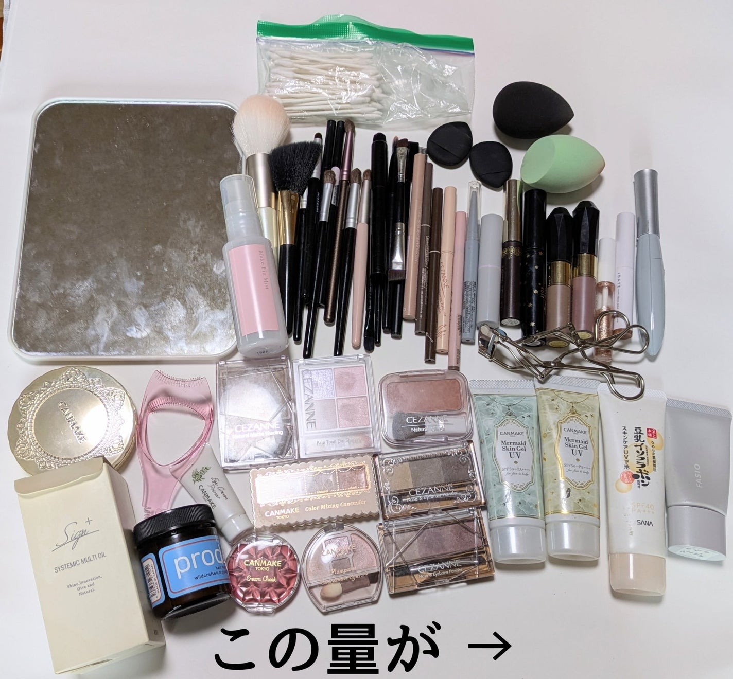 七輪 on LIPS 「【キャンドゥの化粧ポーチがすごい】 今、持っているポーチに収ま..」(4枚目)