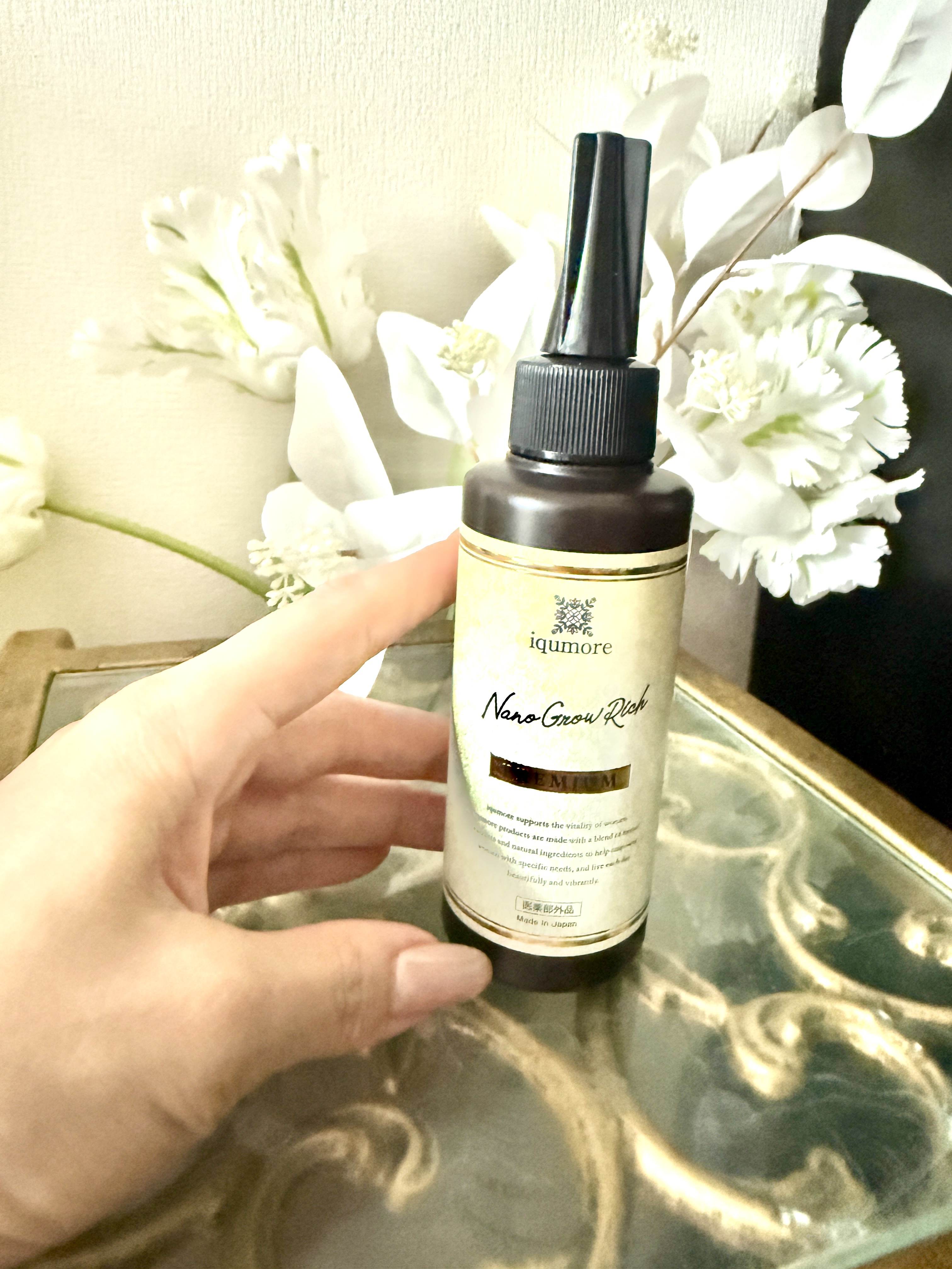 ナノグロウリッチ/iqumore/頭皮ローションを使ったクチコミ（3枚目）