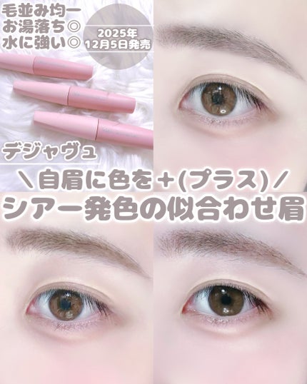 シアーカラーブロウ/デジャヴュ/眉マスカラを使ったクチコミ(1枚目)