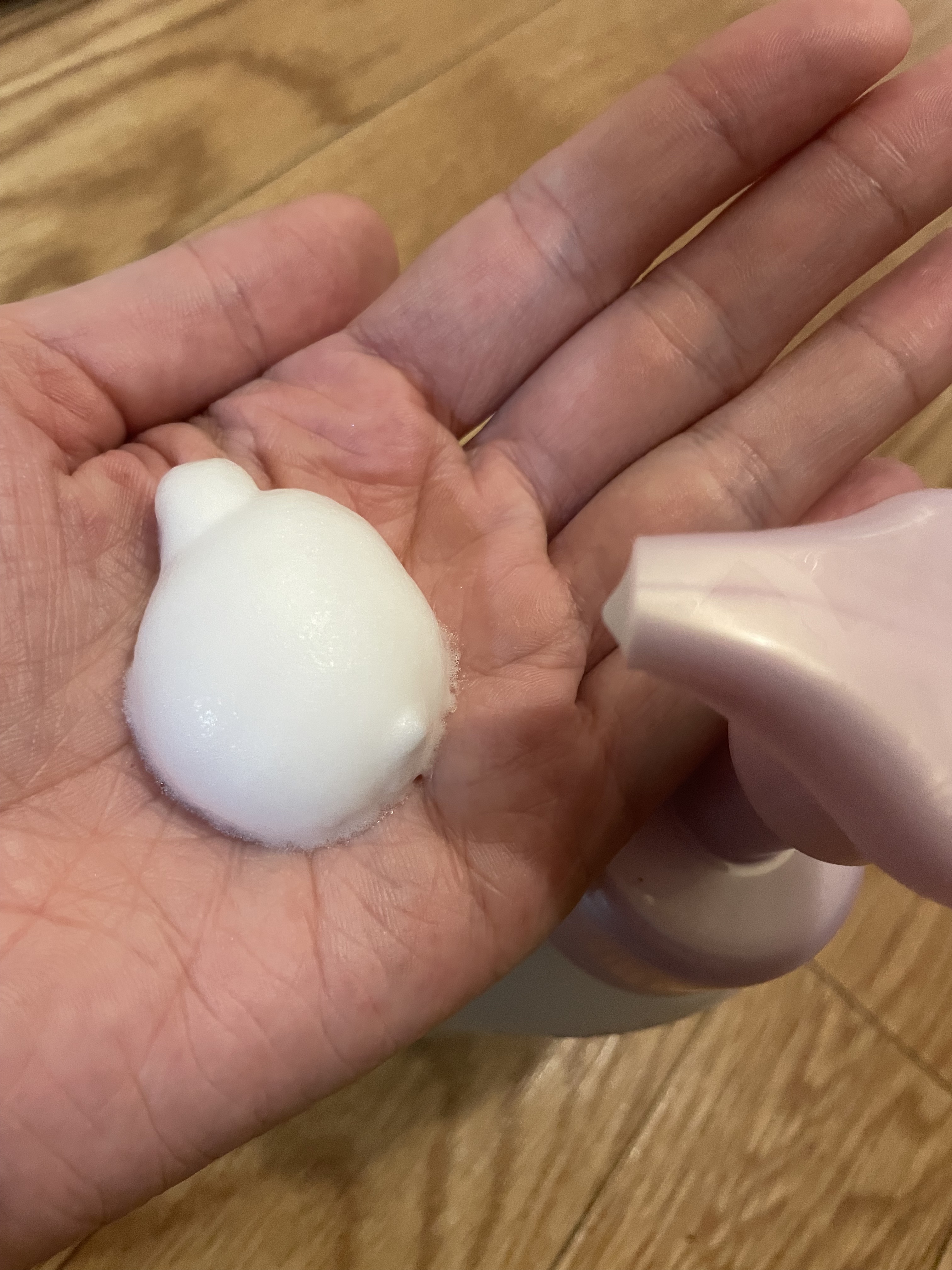 なめらか本舗 薬用WR泡洗顔 ホワイト【医薬部外品】 /なめらか本舗/泡洗顔を使ったクチコミ（2枚目）