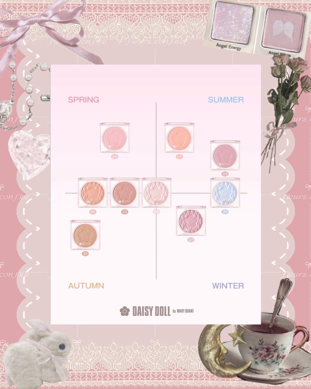 デイジードール パウダー ブラッシュ ブルーム/DAISY DOLL by MARY QUANT/パウダーチークを使ったクチコミ(9枚目)