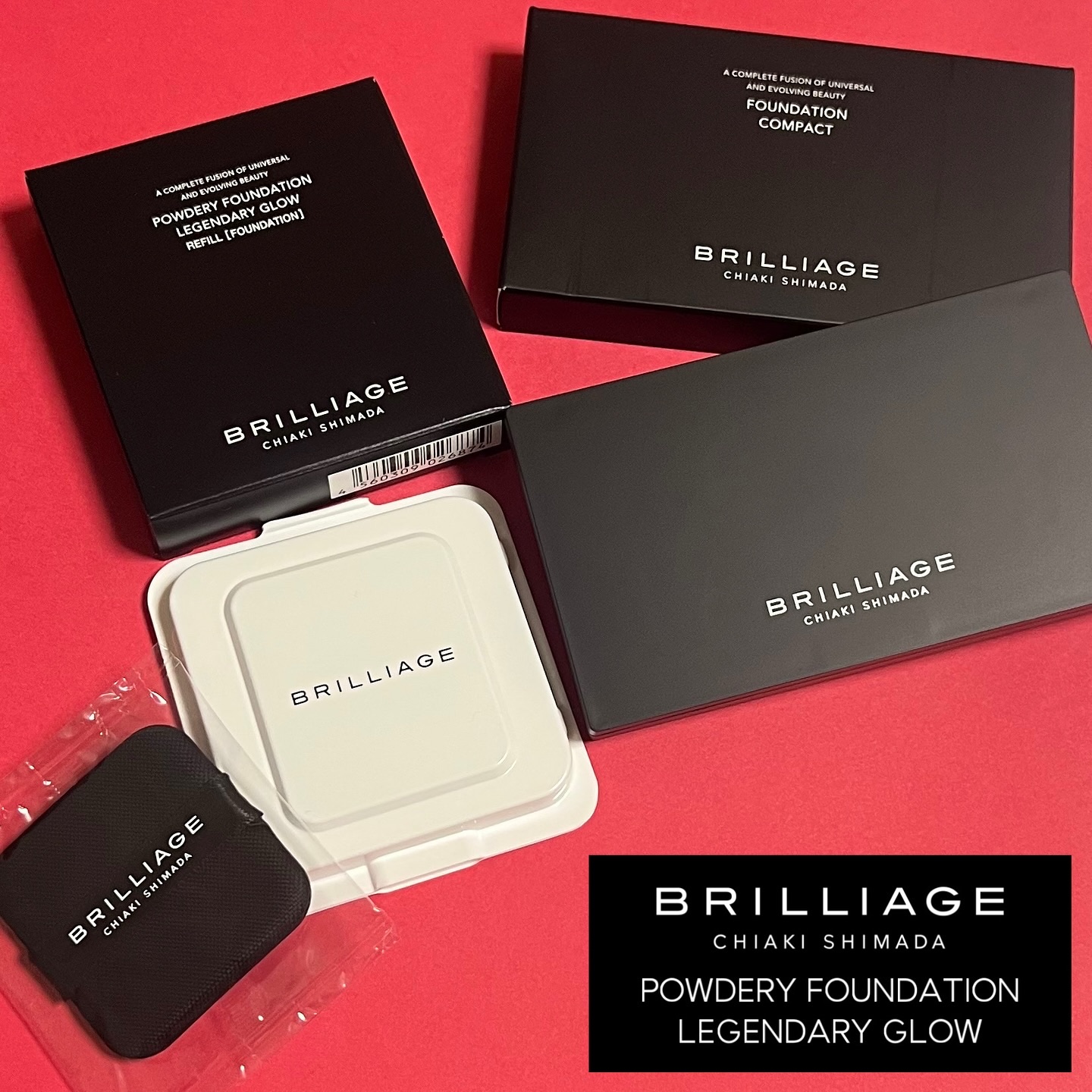 パウダリーファンデーション レジェンダリー グロウ/ブリリアージュ/パウダーファンデーションを使ったクチコミ（1枚目）