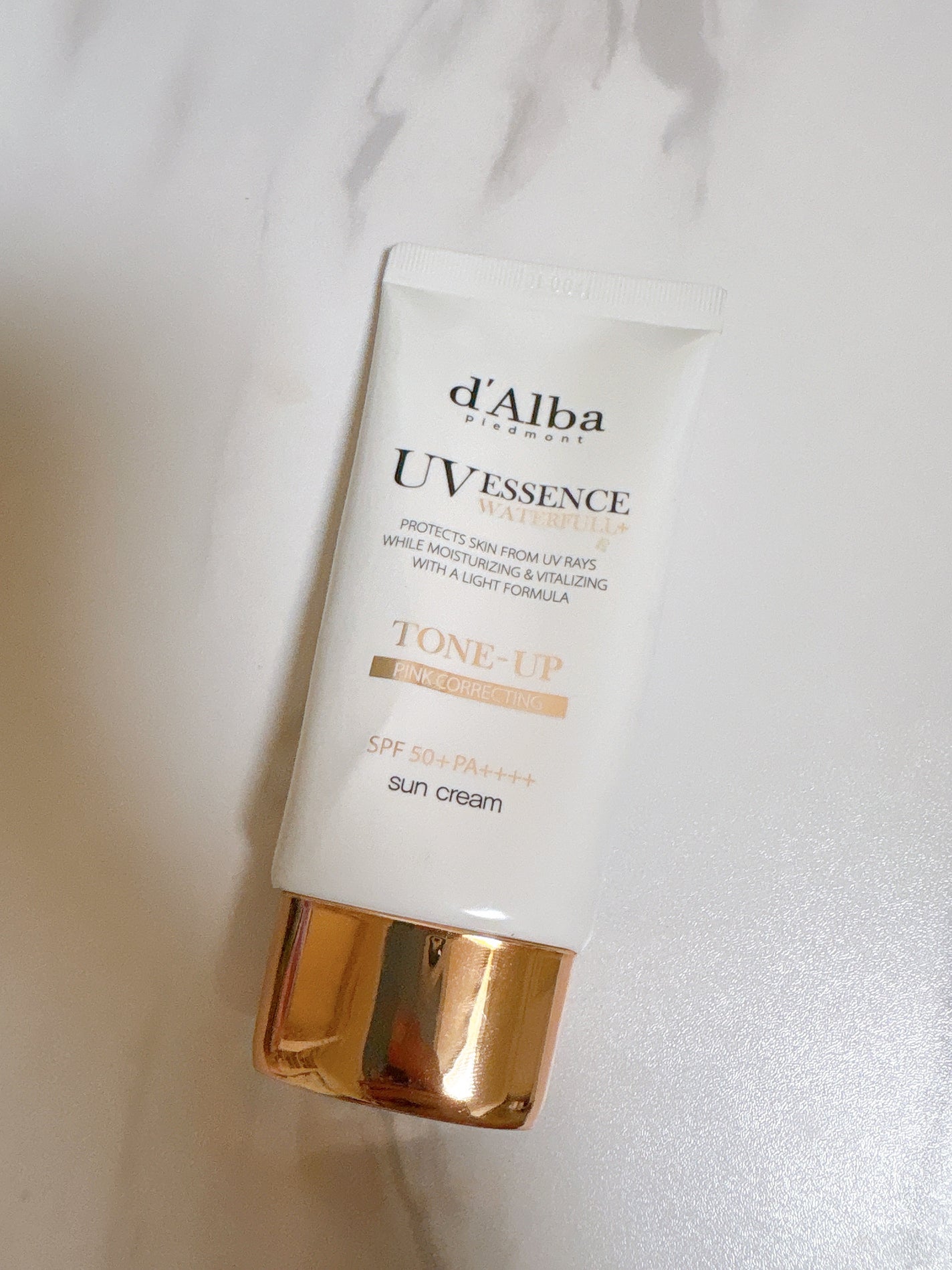 ウォータフルトーンアップサンクリーム/ダルバ/日焼け止めクリームを使ったクチコミ(1枚目)