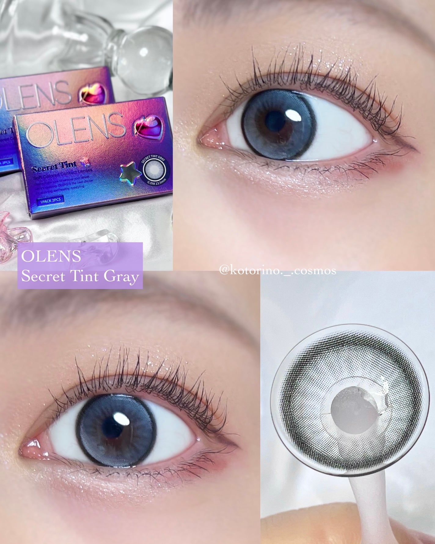 secret tint/OLENS/1ヶ月(1MONTH)カラコンを使ったクチコミ(6枚目)