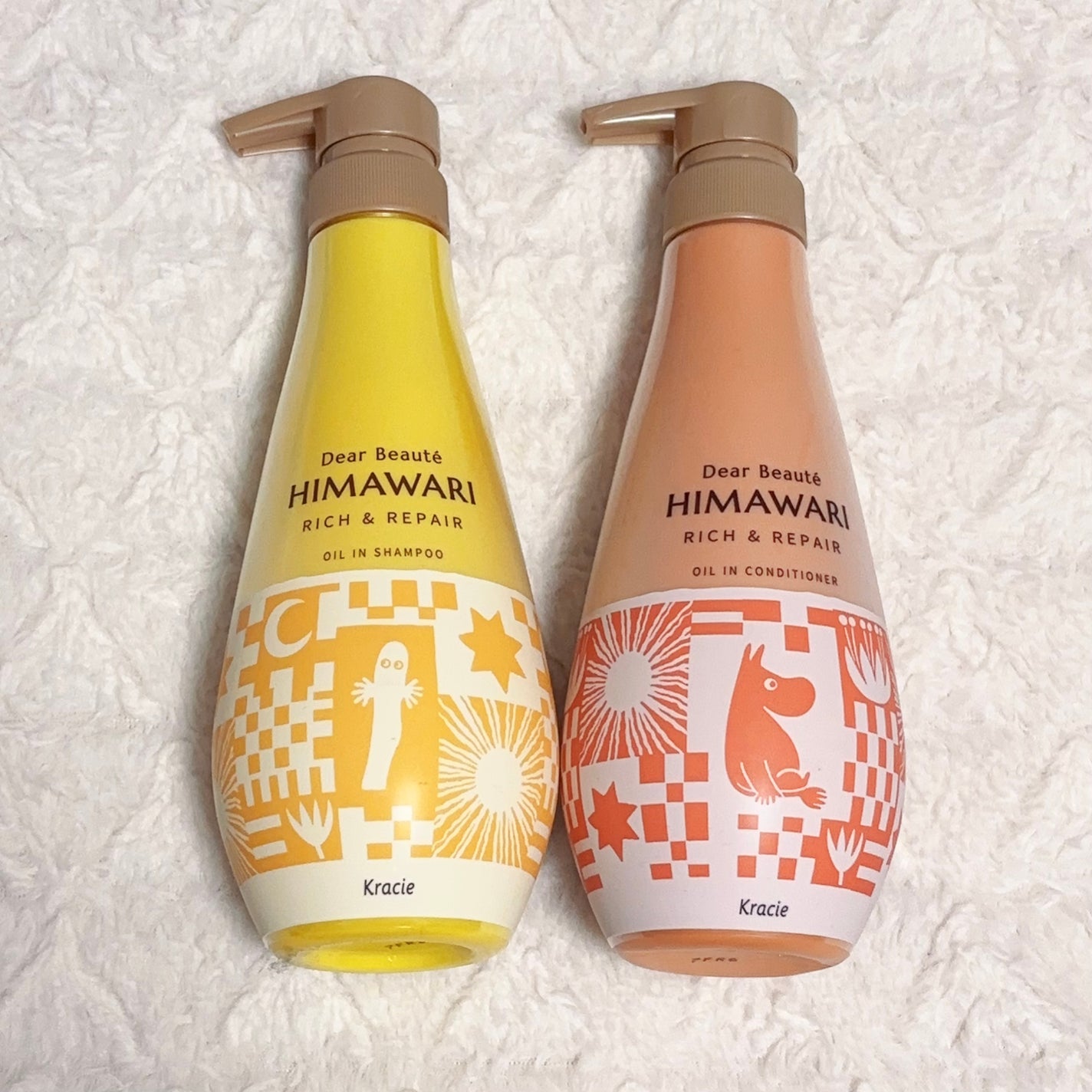 オイルインシャンプー/オイルインコンディショナー(リッチ&リペア)/ディアボーテ/市販シャンプーを使ったクチコミ(1枚目)