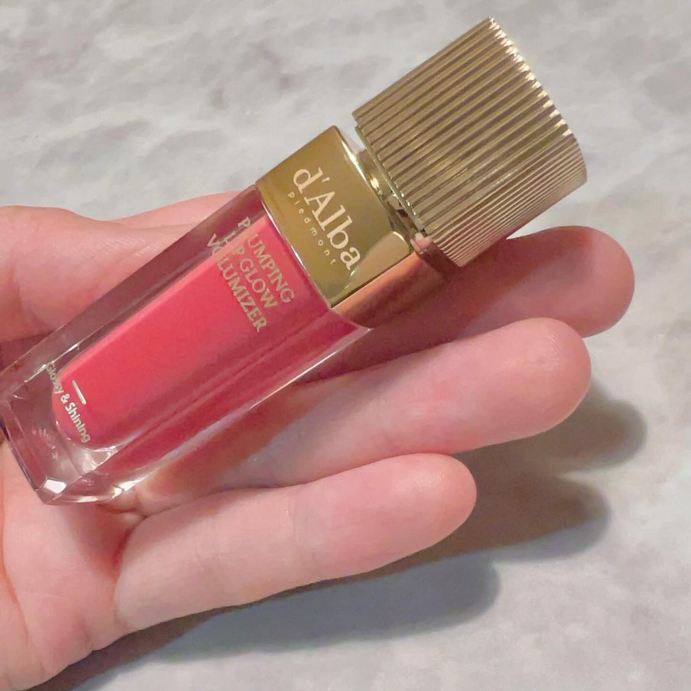 ダルバ プランピンクグロウボリューマイザー/ダルバ/リップグロスを使ったクチコミ(1枚目)