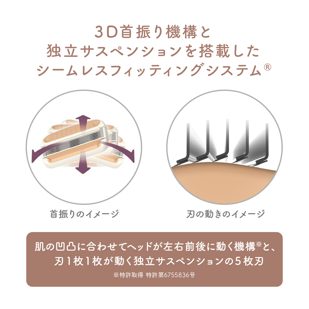 miness ボディ用カミソリ 替刃2個付/貝印/シェーバーを使ったクチコミ（2枚目）