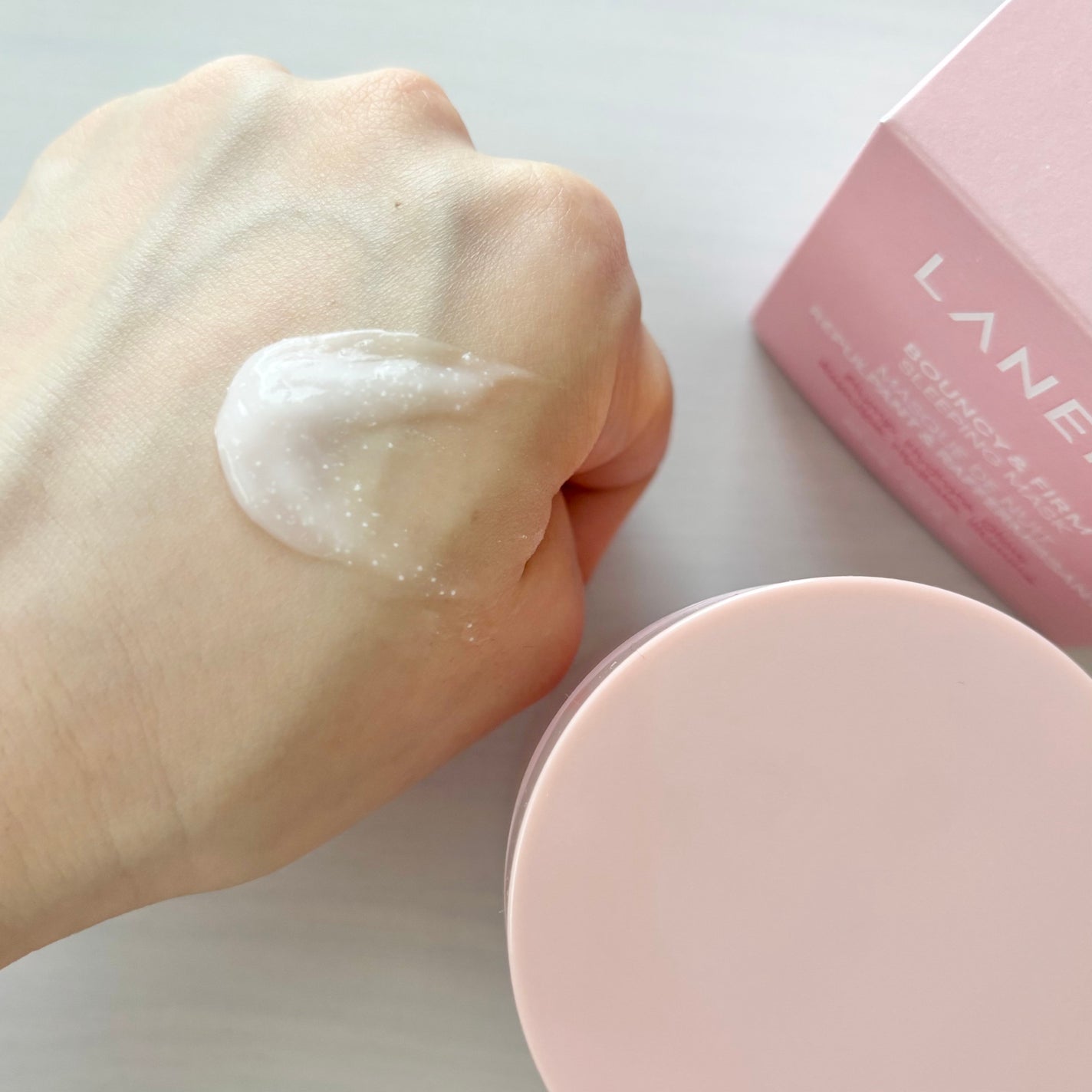 バウンシースリーピングマスク/LANEIGE/フェイスクリームを使ったクチコミ(5枚目)