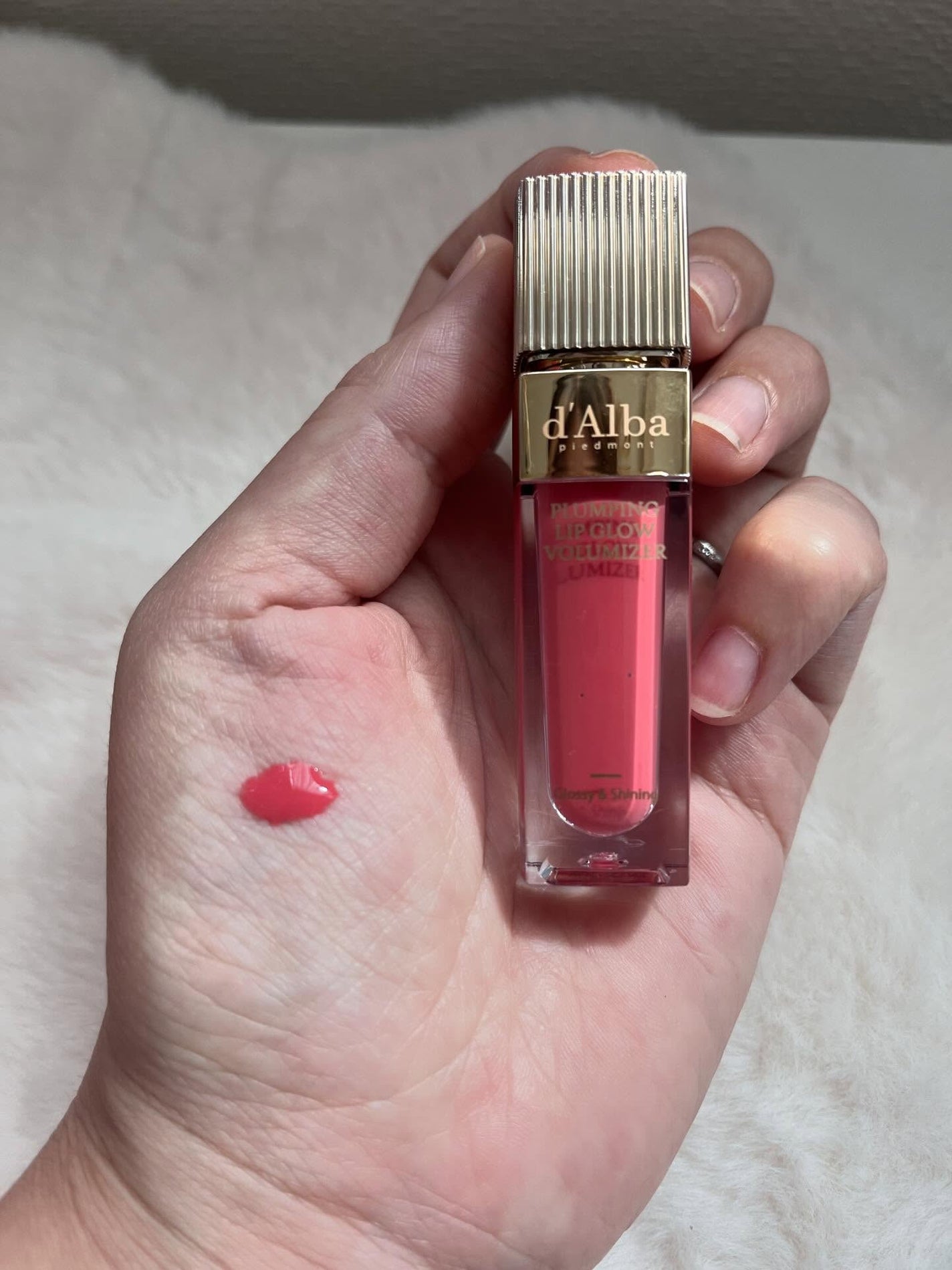 ダルバ プランピンクグロウボリューマイザー/ダルバ/リップグロスを使ったクチコミ(2枚目)