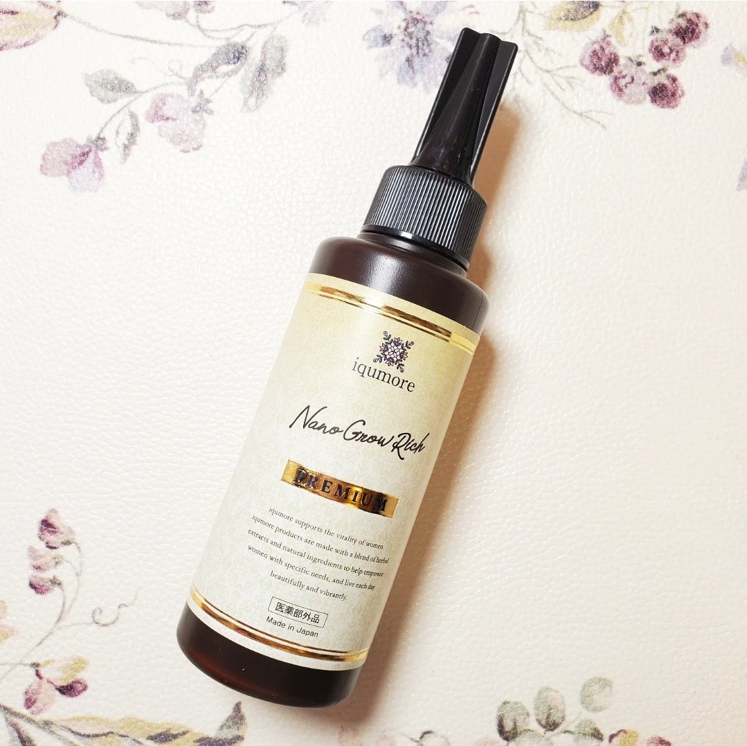 ナノグロウリッチ/iqumore/頭皮ローションを使ったクチコミ（2枚目）