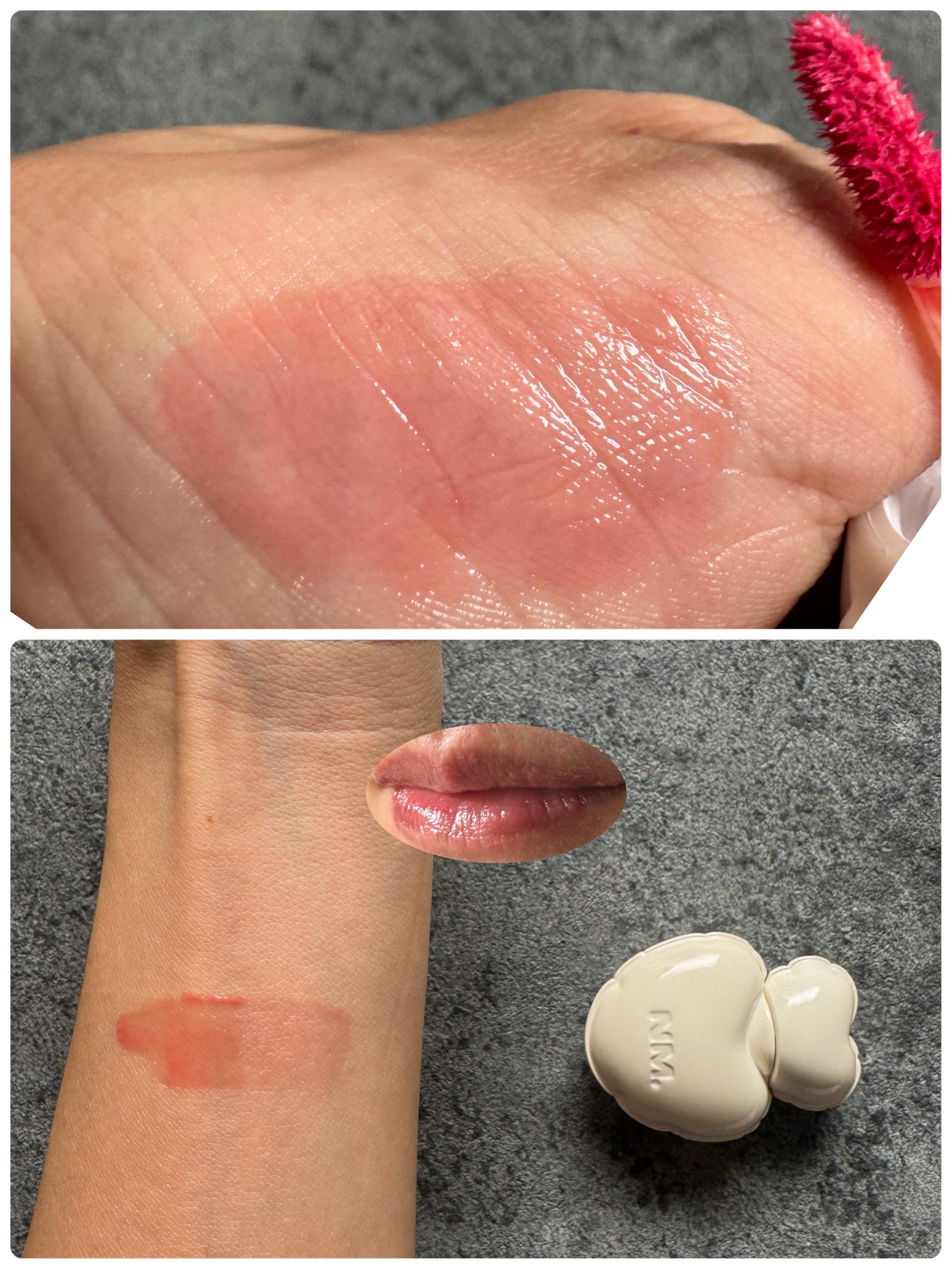 ネーミング グロウ ハートリップティント/NAMING./リップティントを使ったクチコミ(2枚目)