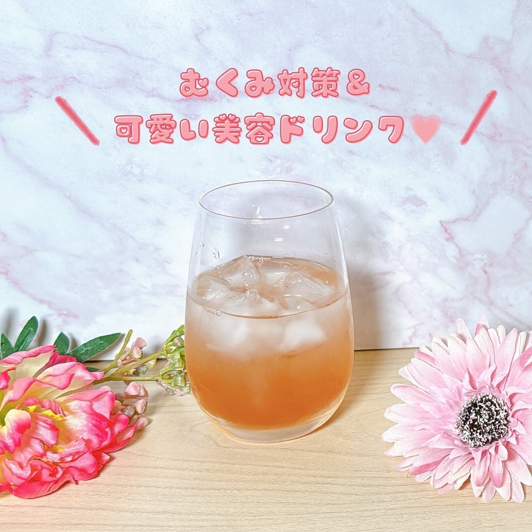飲める美容ピンクDIYドリンク ピンクポーション ゼロカロリー・冬虫夏草/PINK POTION /美容ドリンクを使ったクチコミ(3枚目)