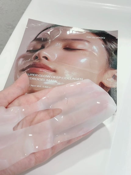 SUPER GLOW DEEP COLLAGEN BUBBLE SERUM/SKINEGO/美容液を使ったクチコミ(5枚目)