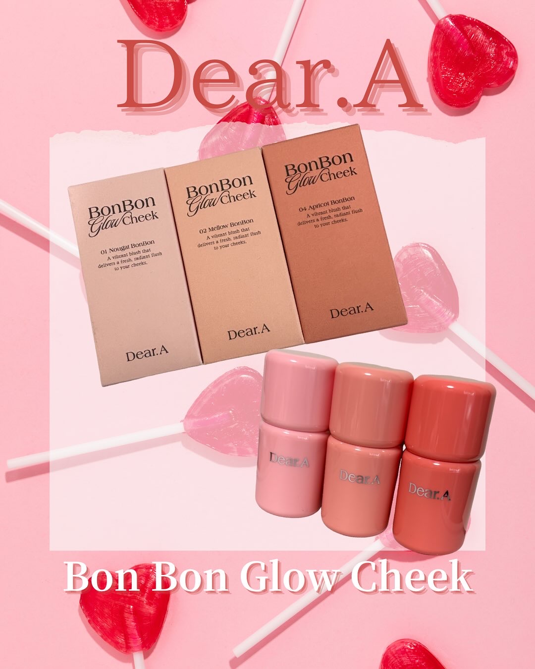 ボンボングロウチーク/Dear.A/リキッドチークを使ったクチコミ（1枚目）