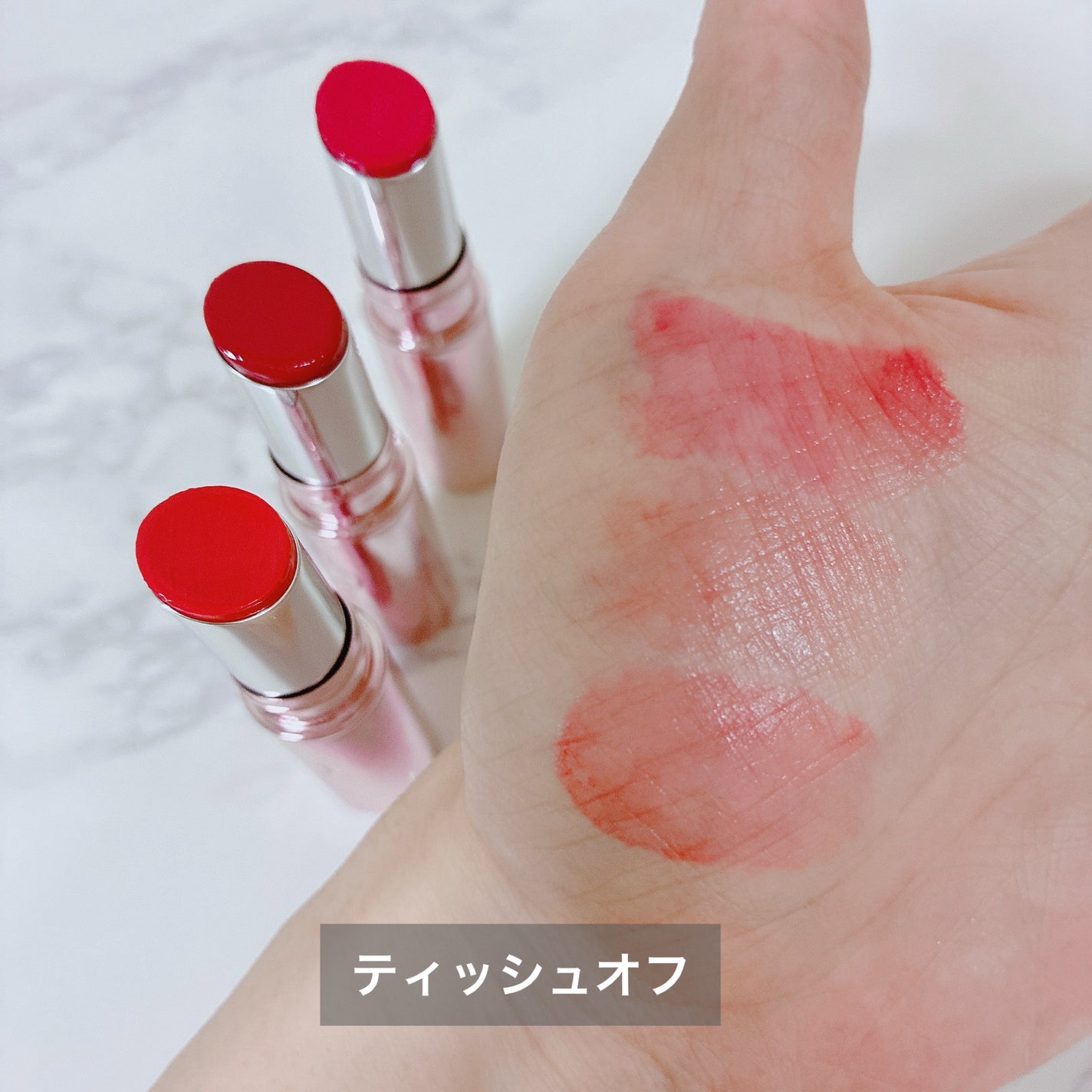 ラスターヴェールルージュ/キャンメイク/口紅を使ったクチコミ(5枚目)