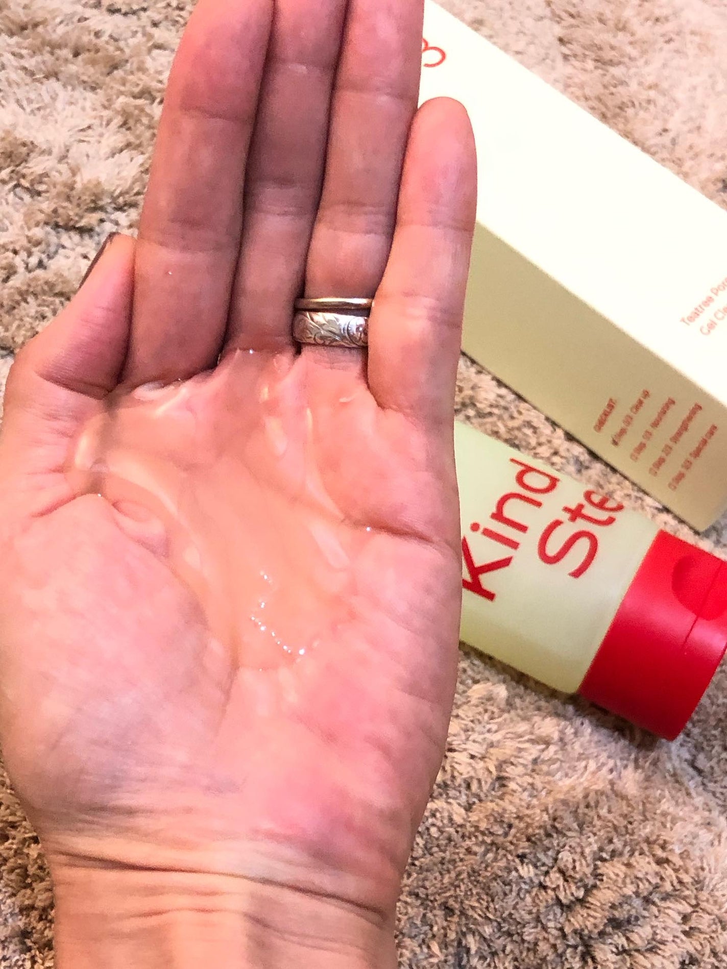 ティーツリージェルクレンジングオイル/KindStep/クレンジングジェルを使ったクチコミ(3枚目)