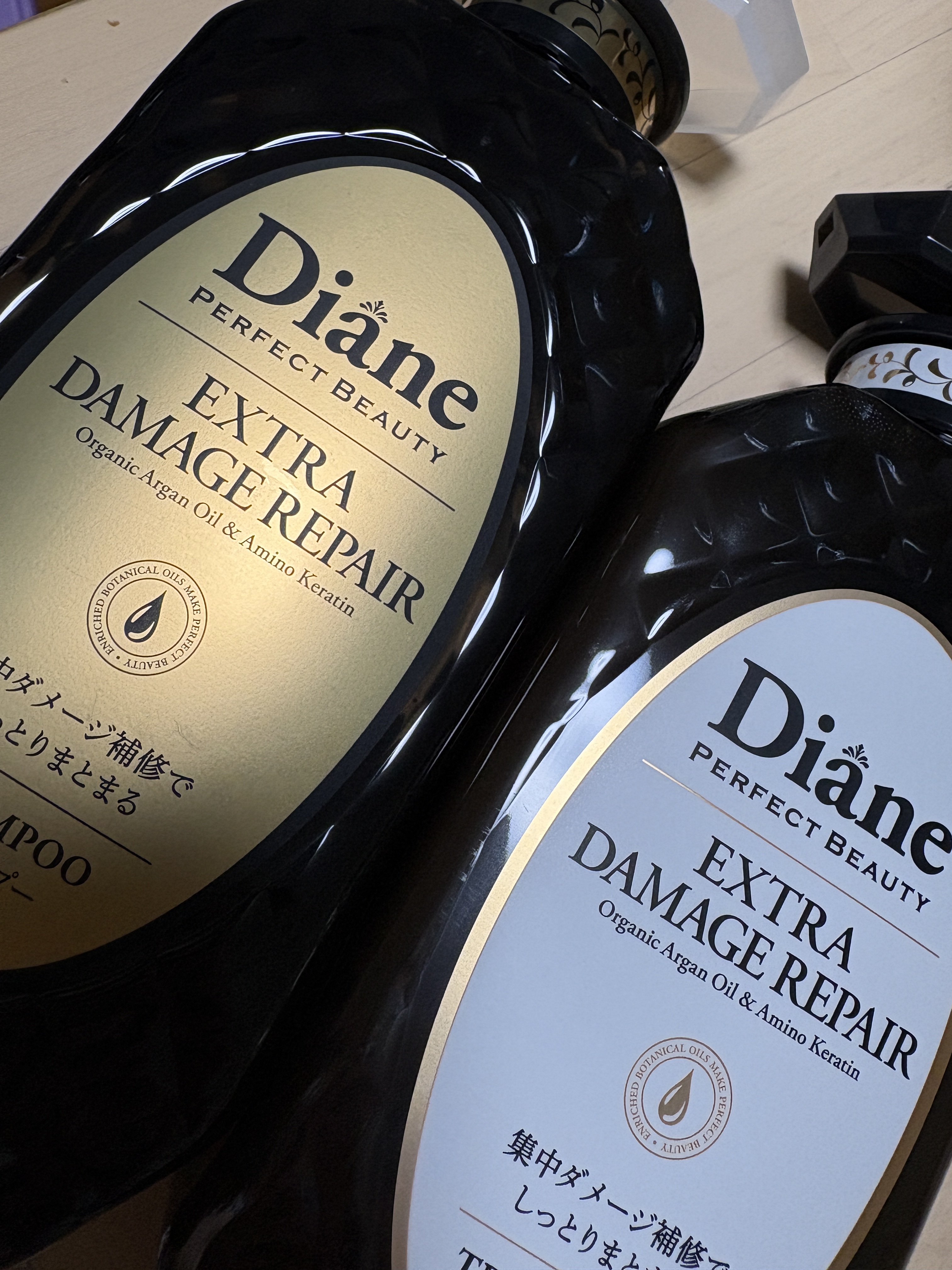 パーフェクトビューティ モイストダイアン エクストラダメージリペア シャンプー/トリートメント パーフェクトビューティー エクストラダメージリペア シャンプー＆トリートメント セット/ダイアン/市販シャンプーを使ったクチコミ（1枚目）