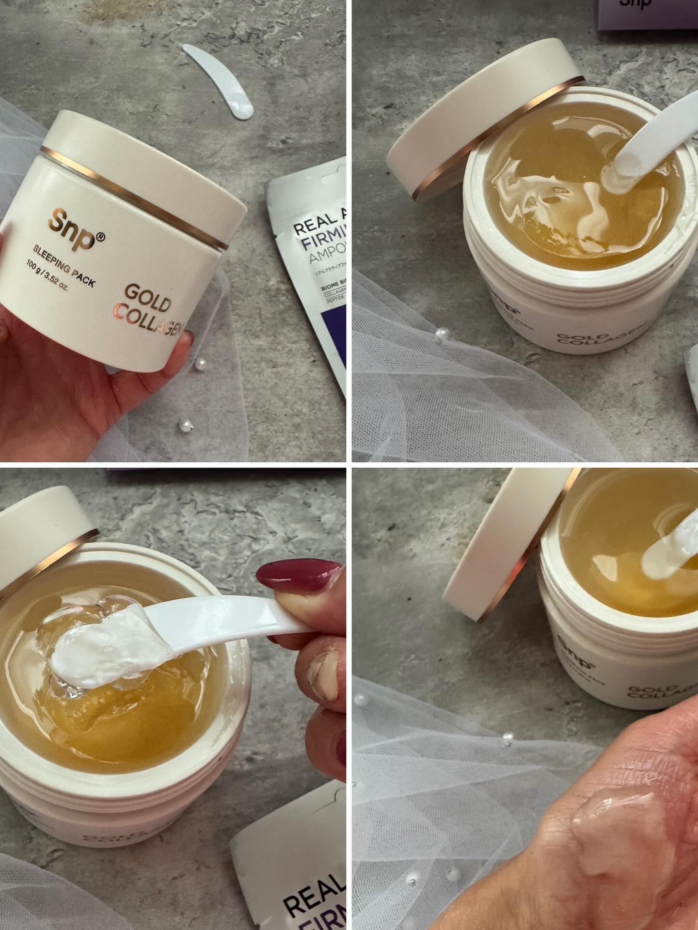 コラーゲンバウンスアップハイパーアクティブゲルマスク/SNP/シートマスク・パックを使ったクチコミ（3枚目）