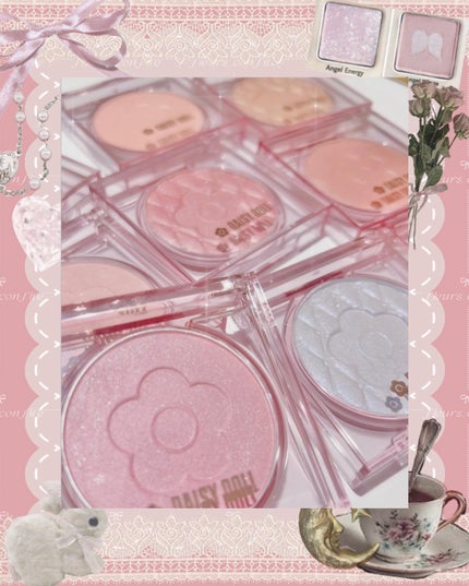 デイジードール パウダー ブラッシュ ブルーム/DAISY DOLL by MARY QUANT/パウダーチークを使ったクチコミ(10枚目)