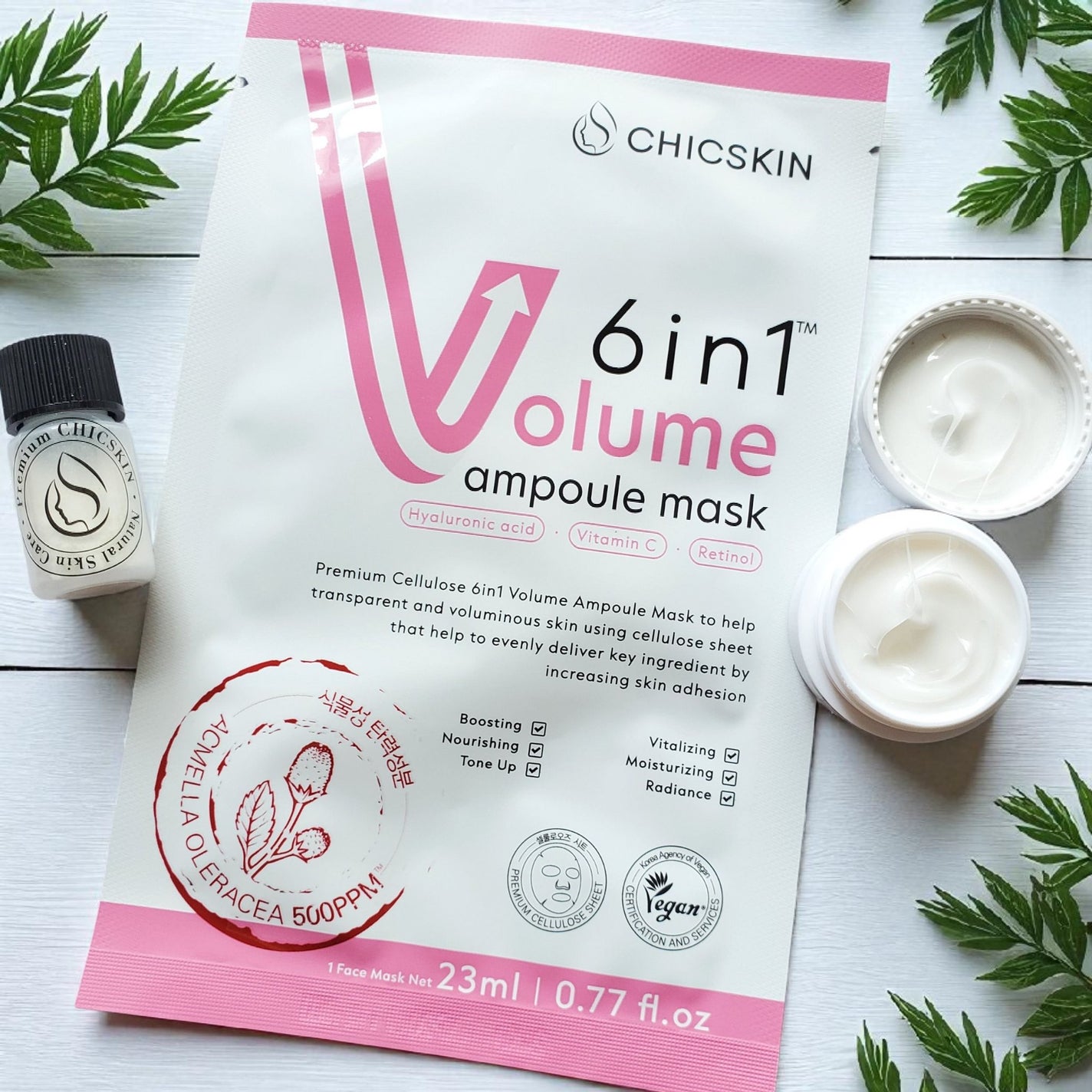 6in1ボリュームアンプルマスク/CHICSKIN/シートマスク・パックを使ったクチコミ(1枚目)