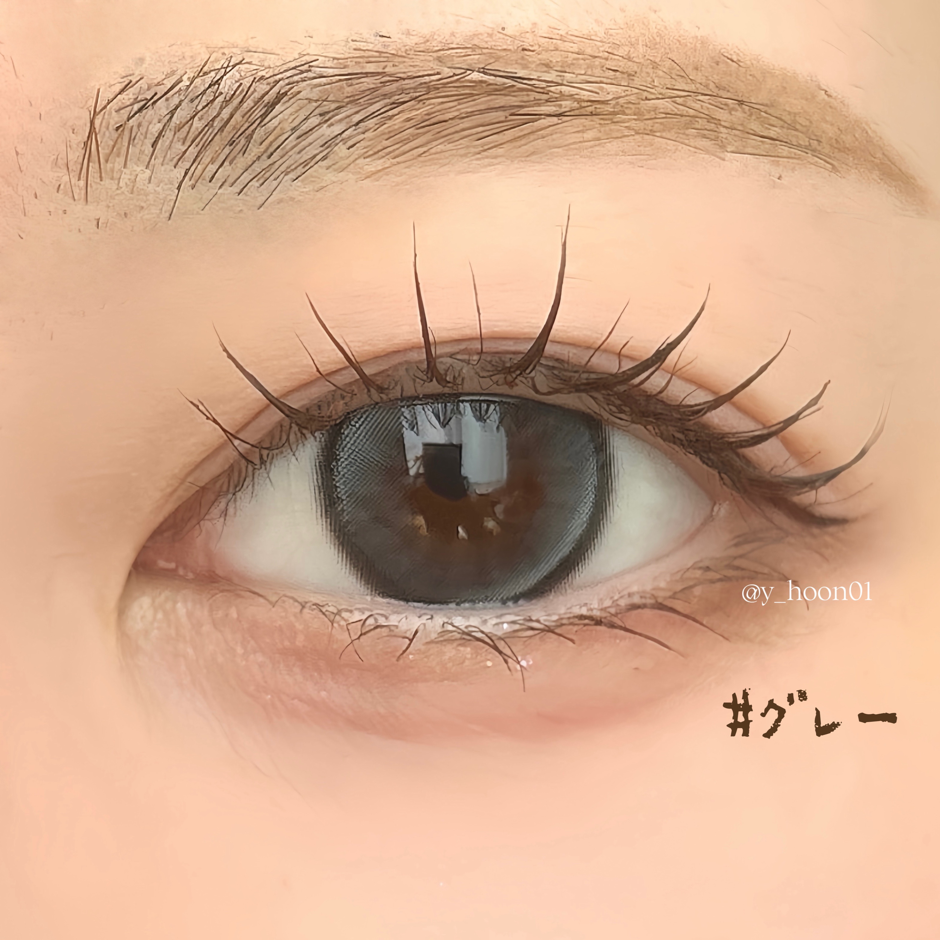 secret tint/OLENS/１ヶ月（１MONTH）カラコンを使ったクチコミ（3枚目）