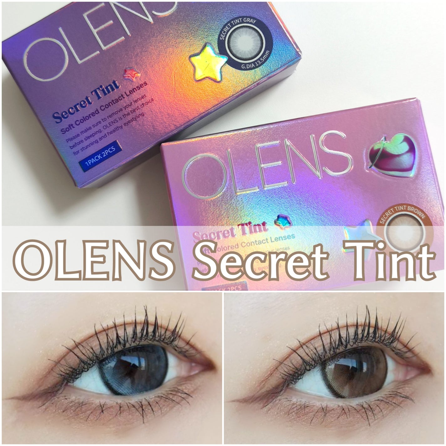 secret tint/OLENS/1ヶ月(1MONTH)カラコンを使ったクチコミ(1枚目)