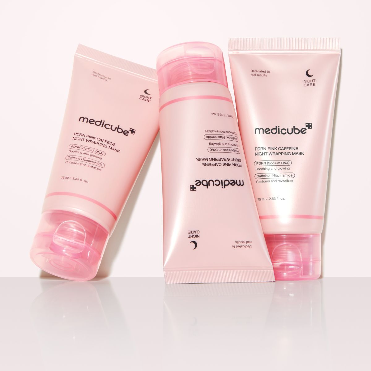 試してみた】PDRNピンクカフェインナイトラッピングマスク MEDICUBEの