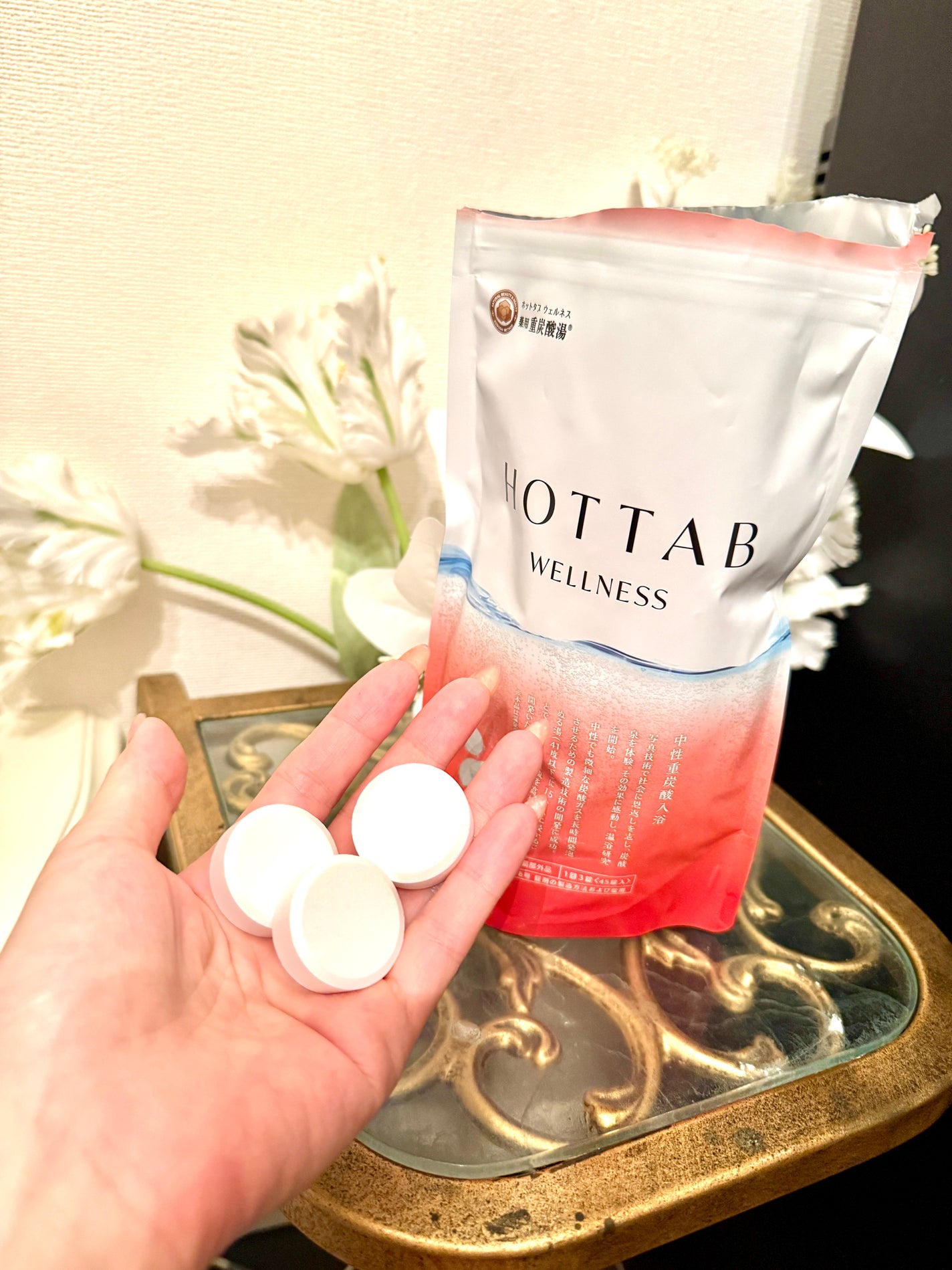 薬用 HOT TAB WELLNESS /HOT TAB/炭酸系入浴剤を使ったクチコミ(2枚目)