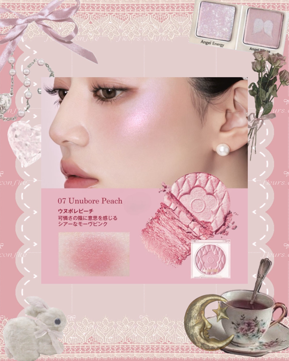 デイジードール パウダー ブラッシュ ブルーム/DAISY DOLL by MARY QUANT/パウダーチークを使ったクチコミ（3枚目）