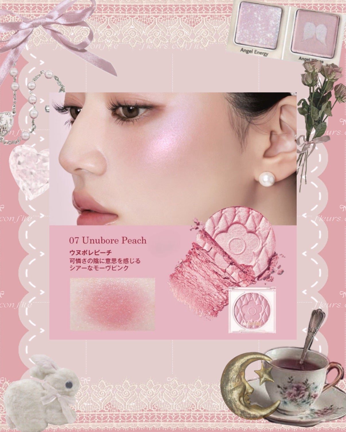 デイジードール パウダー ブラッシュ ブルーム/DAISY DOLL by MARY QUANT/パウダーチークを使ったクチコミ(3枚目)