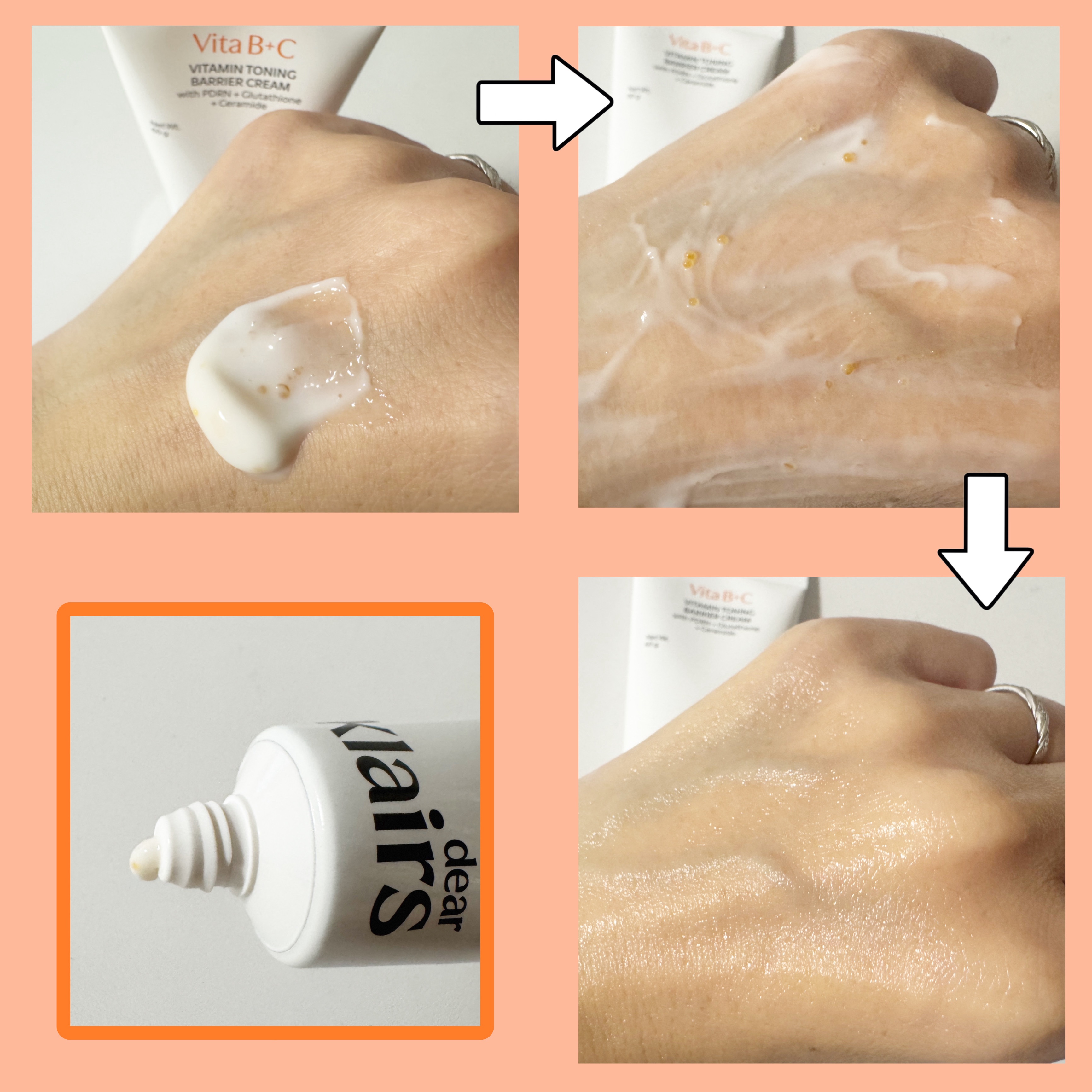 PDRN ビタグル バリアクリーム/Klairs/フェイスクリームを使ったクチコミ（3枚目）