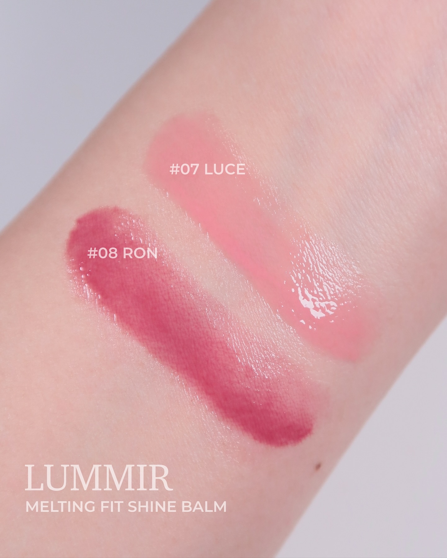 MELTING FIT SHINE BALM/Lummir/口紅を使ったクチコミ（3枚目）